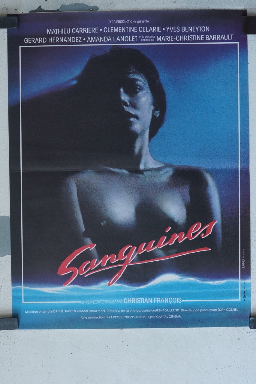 SANGUINES ORIGINAL 40x60 MATHIEU CARRIERE - CLEMENTINE CELARIÉ