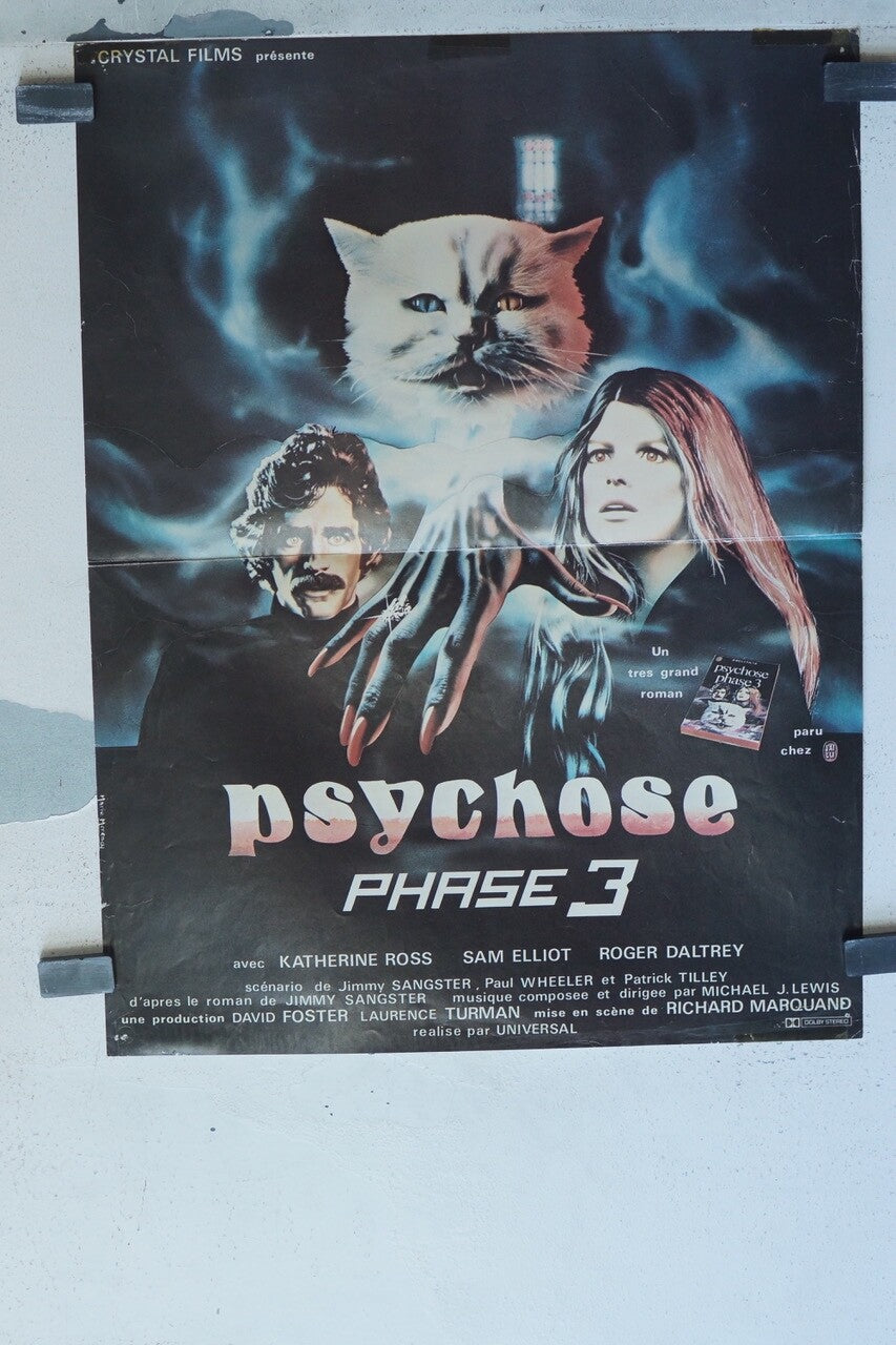 PSYCHOSE – PHASE 3 POSTER ORIGINAL (40X60) KATHERINE ROSS – SAM ELLIOT