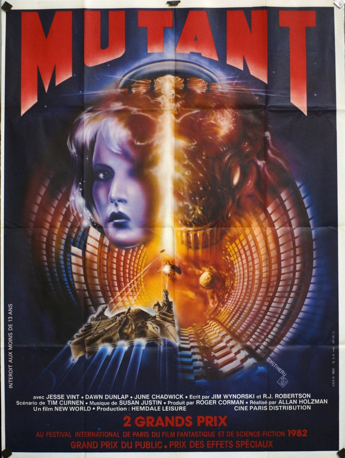 MUTANT JESSE VINT movie poster ORIGINAL 120x160