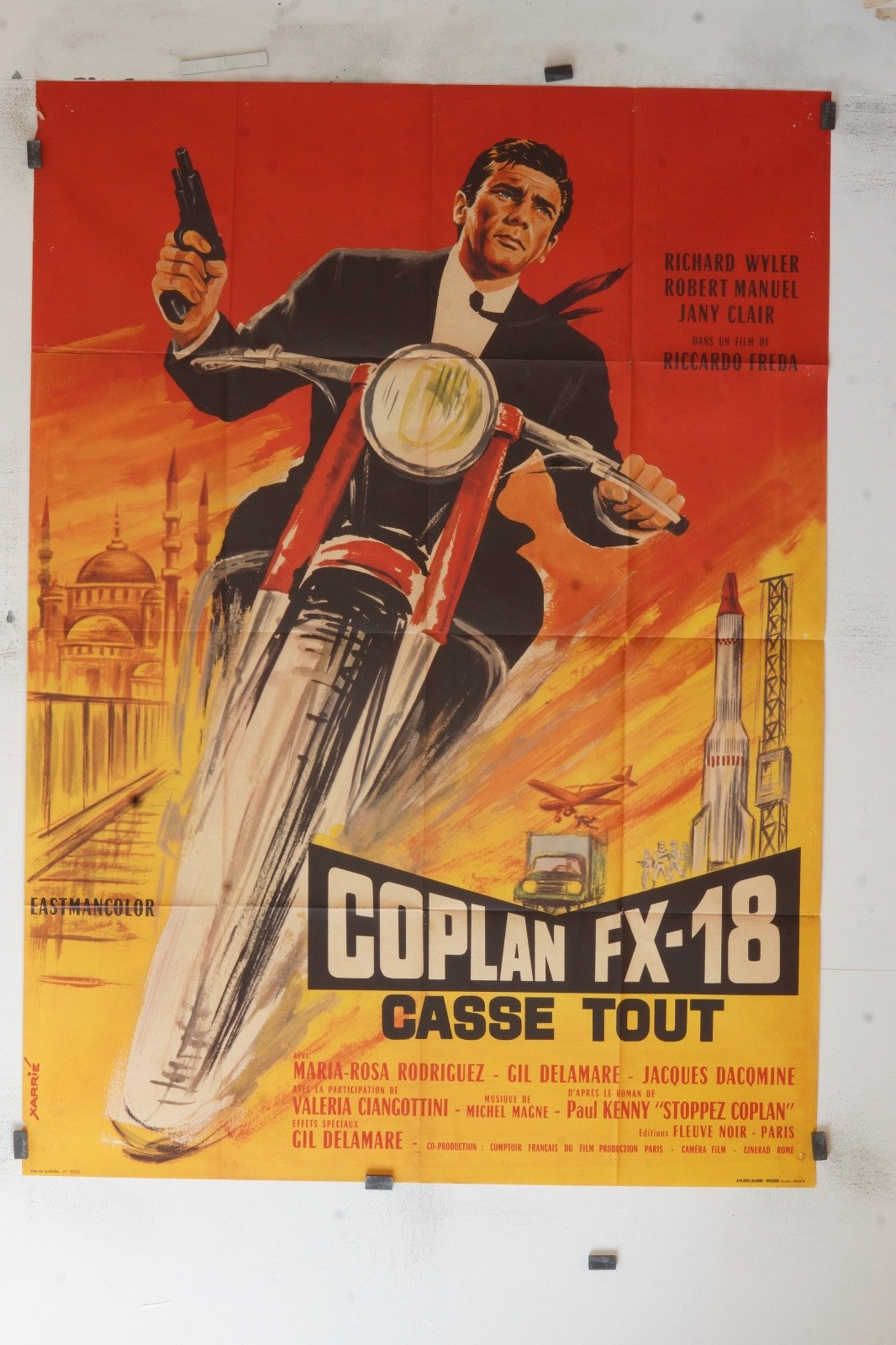 COPLAN FX-18 RICHERD WYLER MOVIE POSTER ORIGINAL 120x160