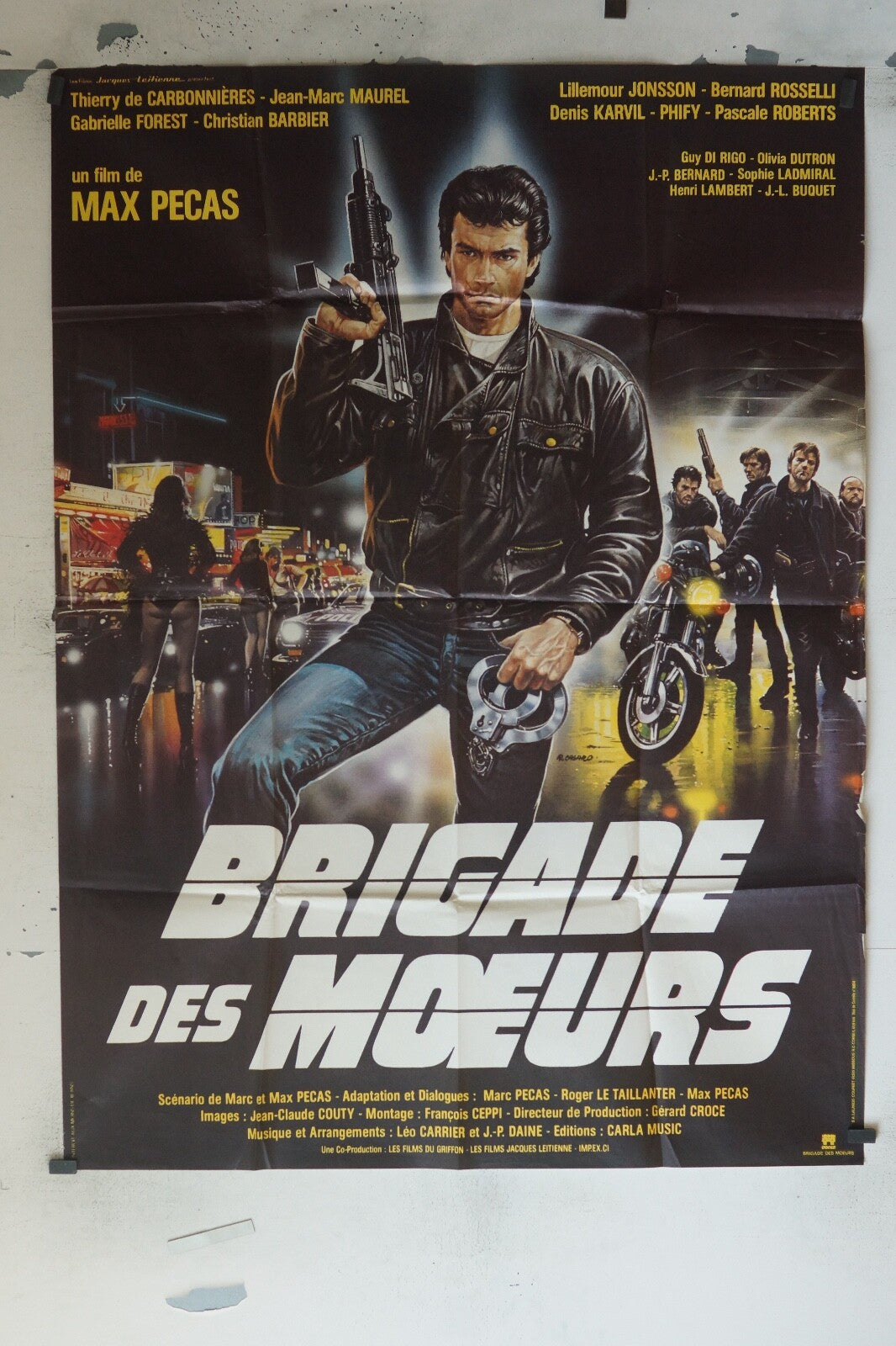 BRIGADE DES MŒURS ORIGINAL MOVIE POSTER 120x160 MAX PECAS
