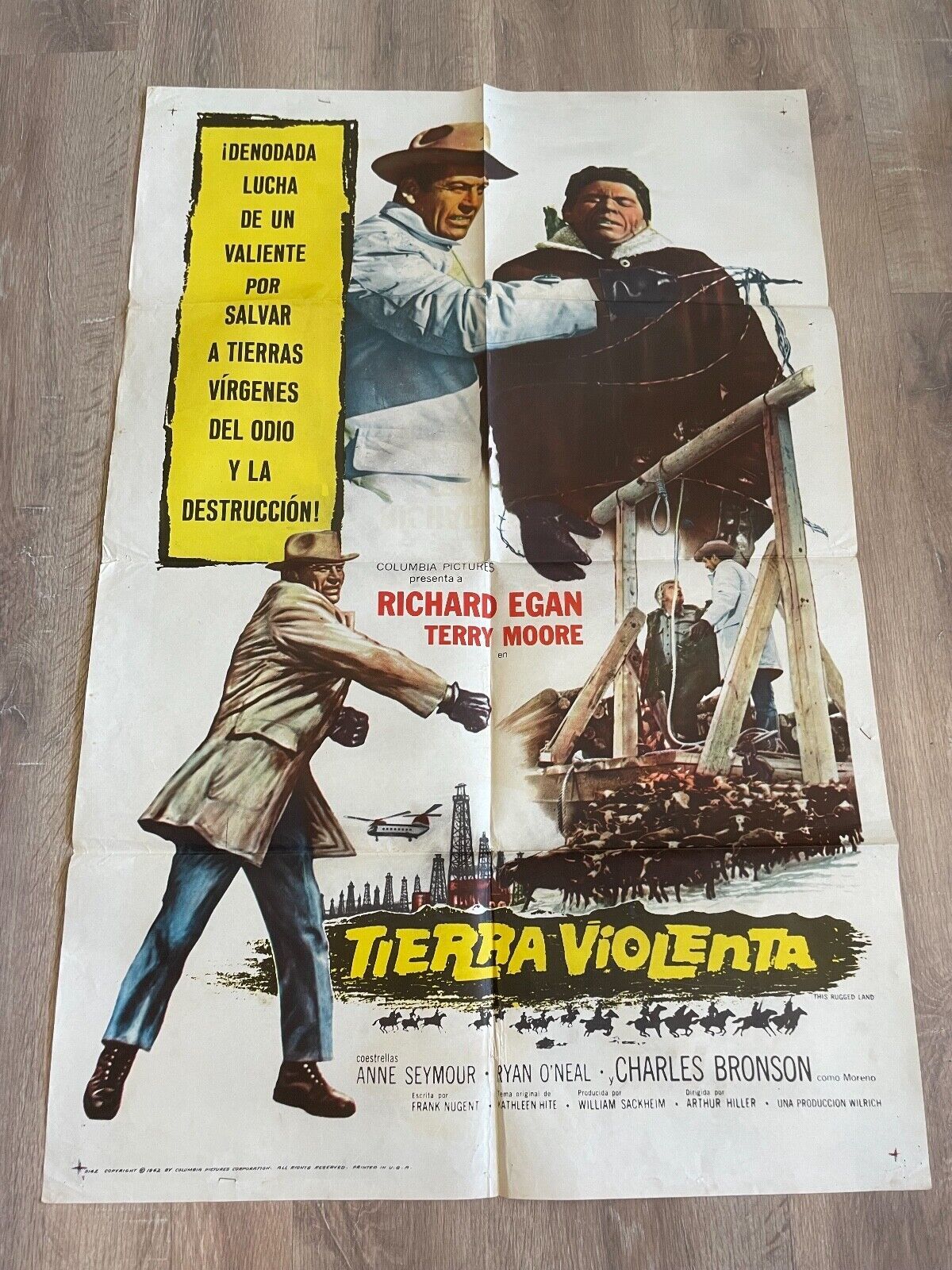 TIERRA VIOLENTA ORIGINAL MOVIE POSTER (70X100) ANNE SEYMOUR