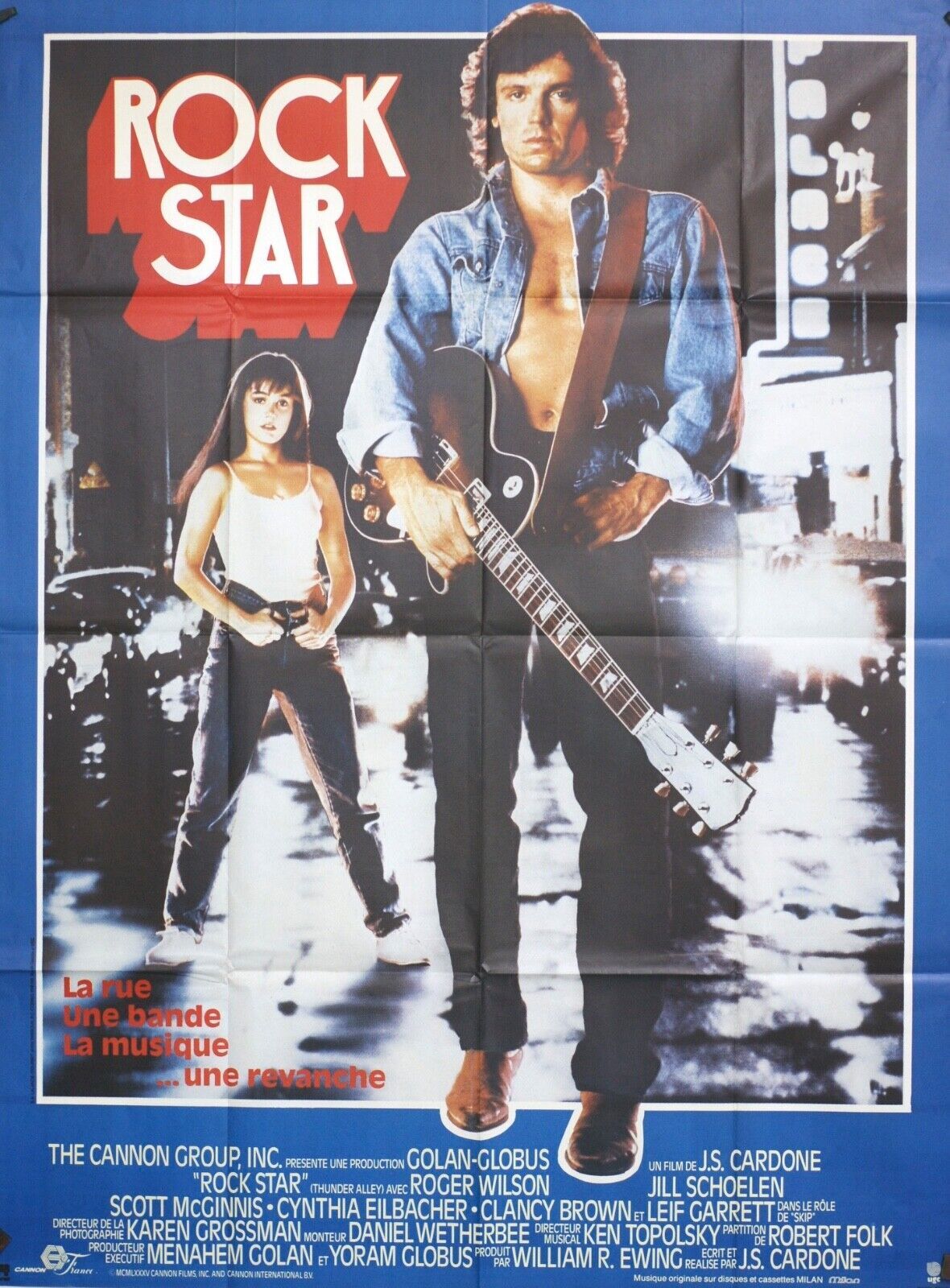 ROCK STAR MOVIE POSTER ORIGINAL 120x160 ROGER WILSON