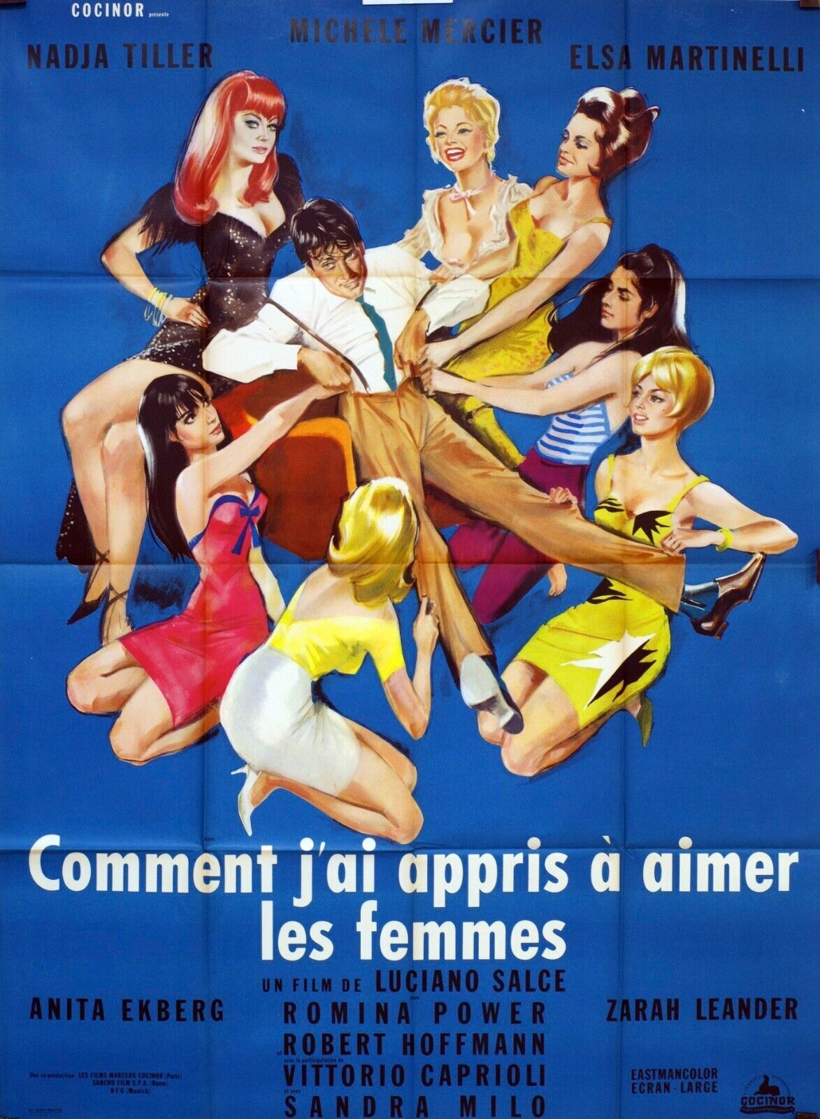 COMMENT J’AI APPRIS À AIMER MOVIE POSTER ORIGINAL 120x160 MICHELE MERCIER