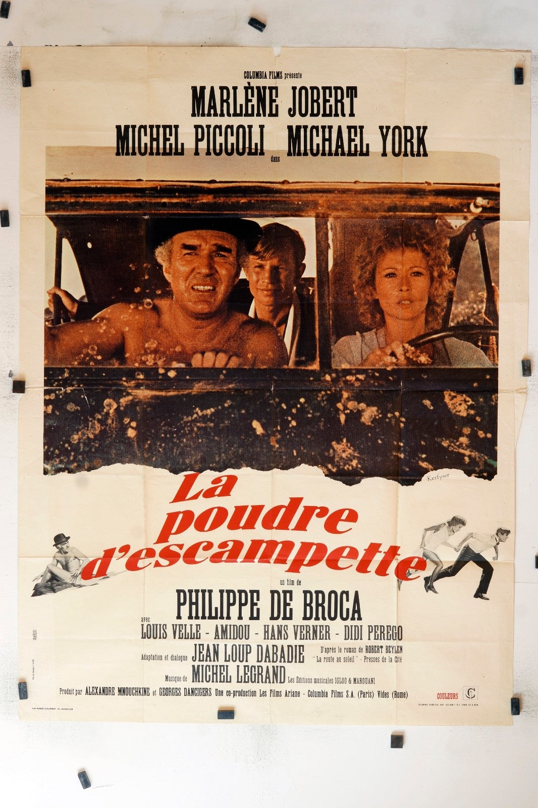 LA POUDRE D’ESCAMPETTE PHILIPPE DE BROCA MOVIE POSTER ORIGINAL 120x160