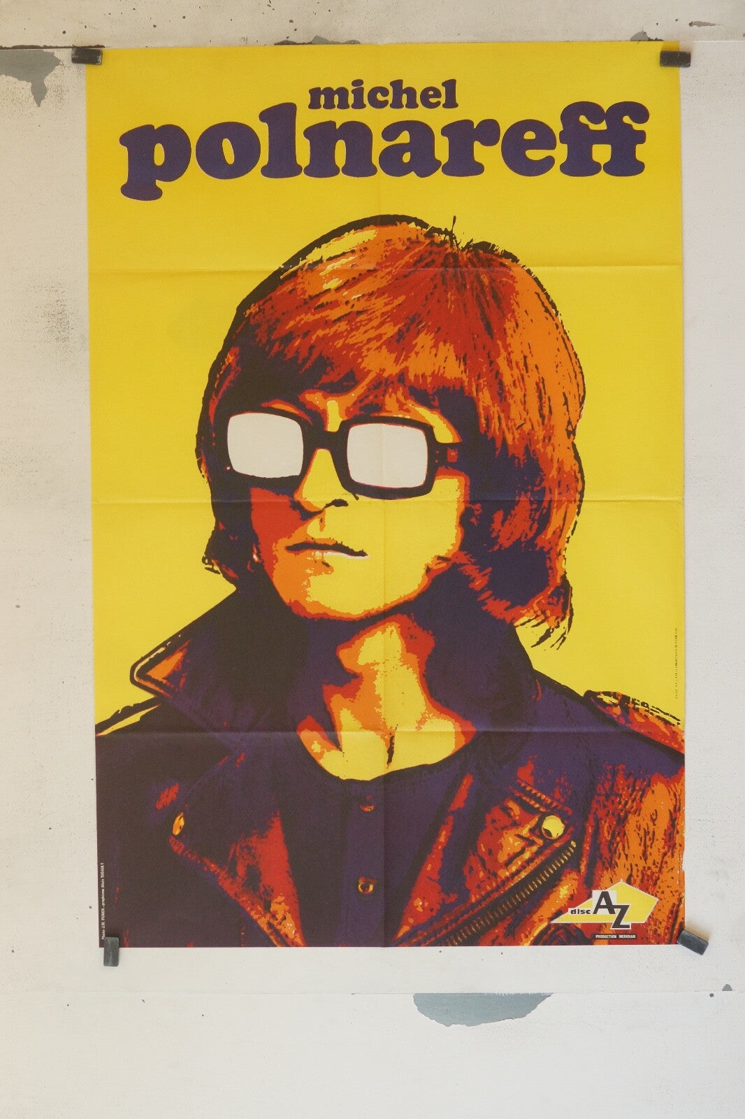 MICHEL POLNAREFF CONCERT POSTER MUSIC POSTER MUSIC ORIGINAL POSTER 70X100