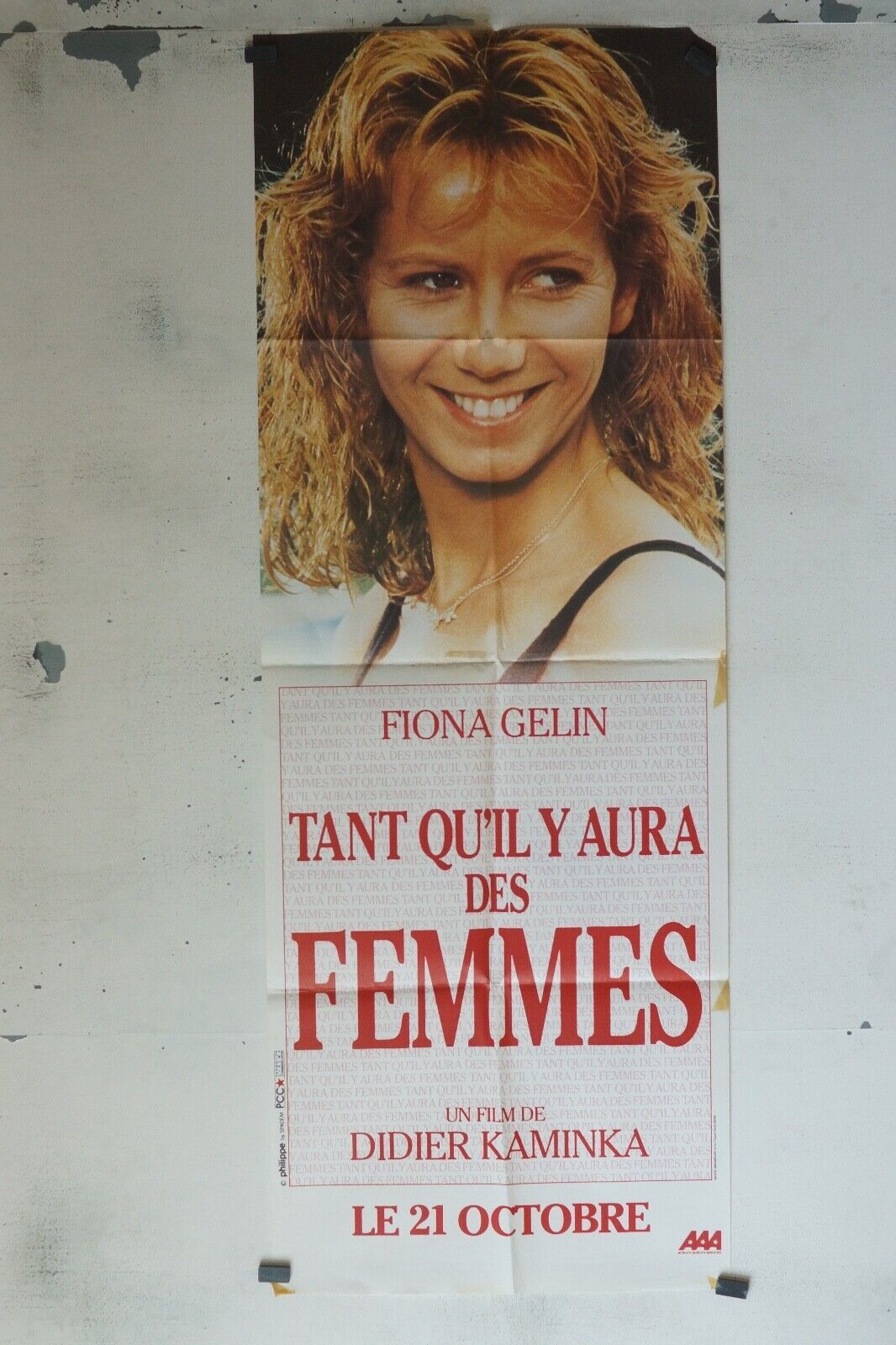 TANT QU’IL Y AURA DES FEMMES 60x160 ORIGINAL MOVIE POSTER CHUCK NORRIS