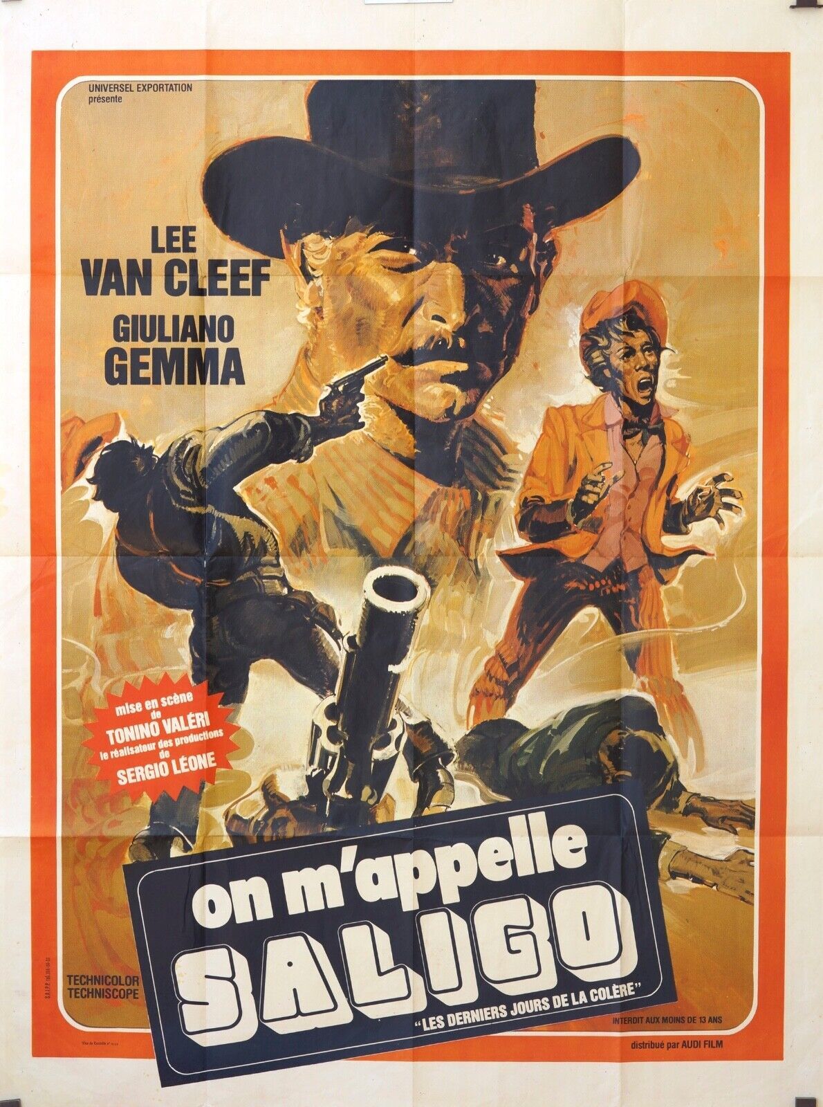 ON M’APPELLE SALIGO POSTER ORIGINAL (120x160) LEE VAN CLEEF