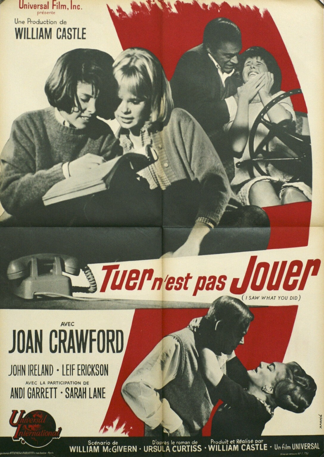 TUER N’EST PAS JOUER (French Version) ORIGINAL I saw what you did