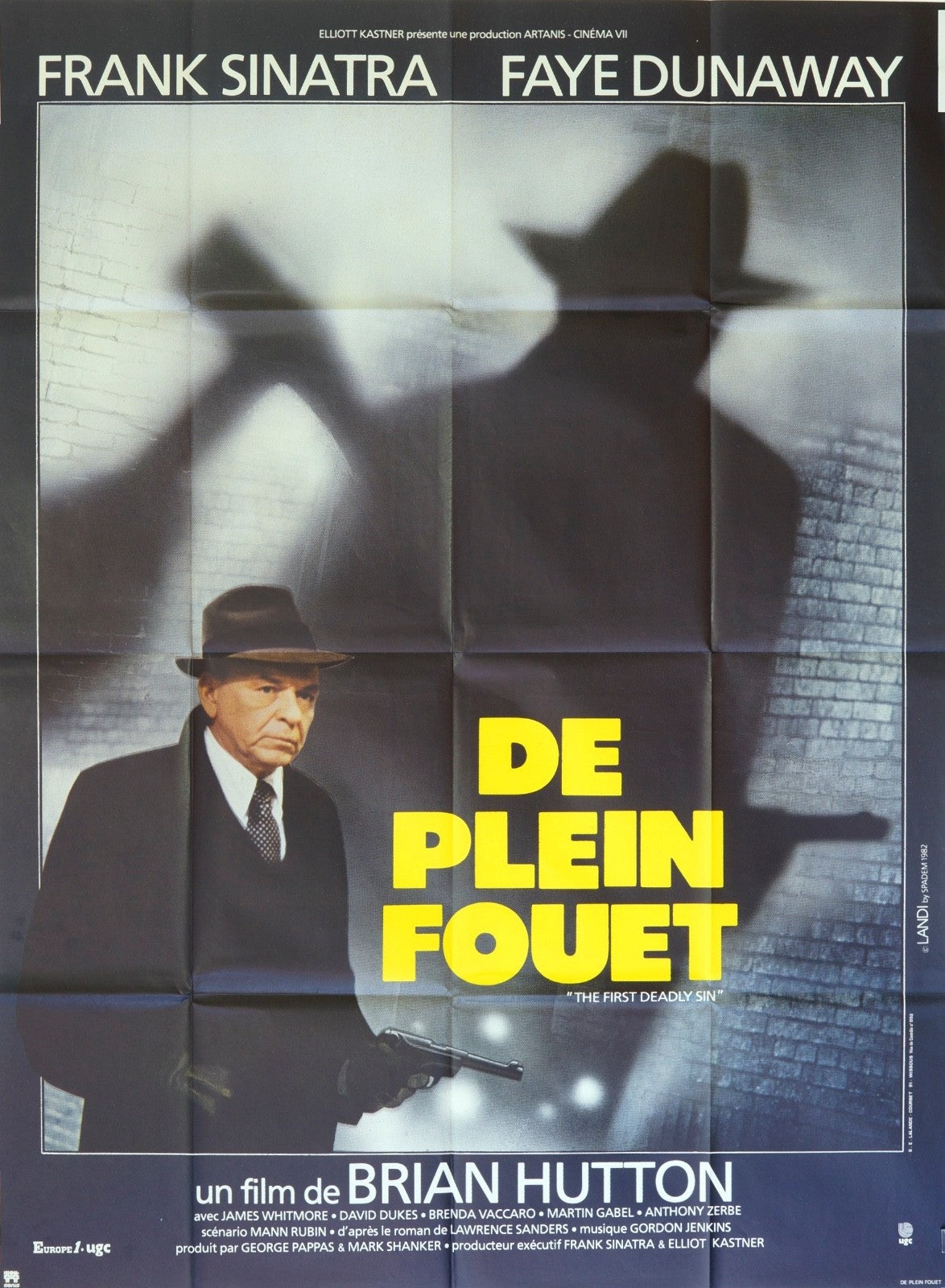 DE PLEIN FOUET FRANK SINATRA MOVIE POSTER ORIGINAL 120x160