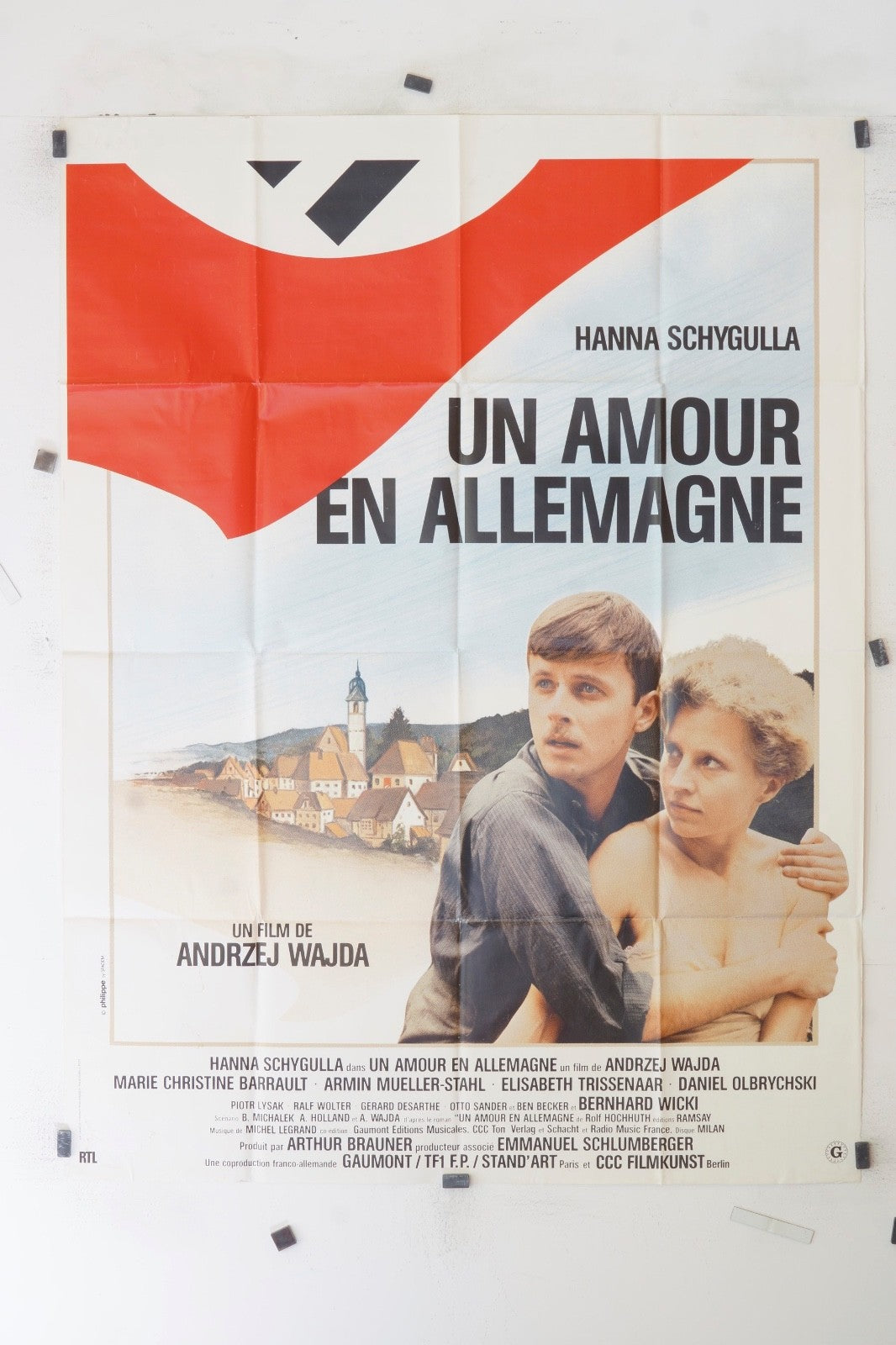 UN AMOUR EN Allemagne HANNA SCHYGULLA MOVIE POSTER ORIGINAL (120X160)