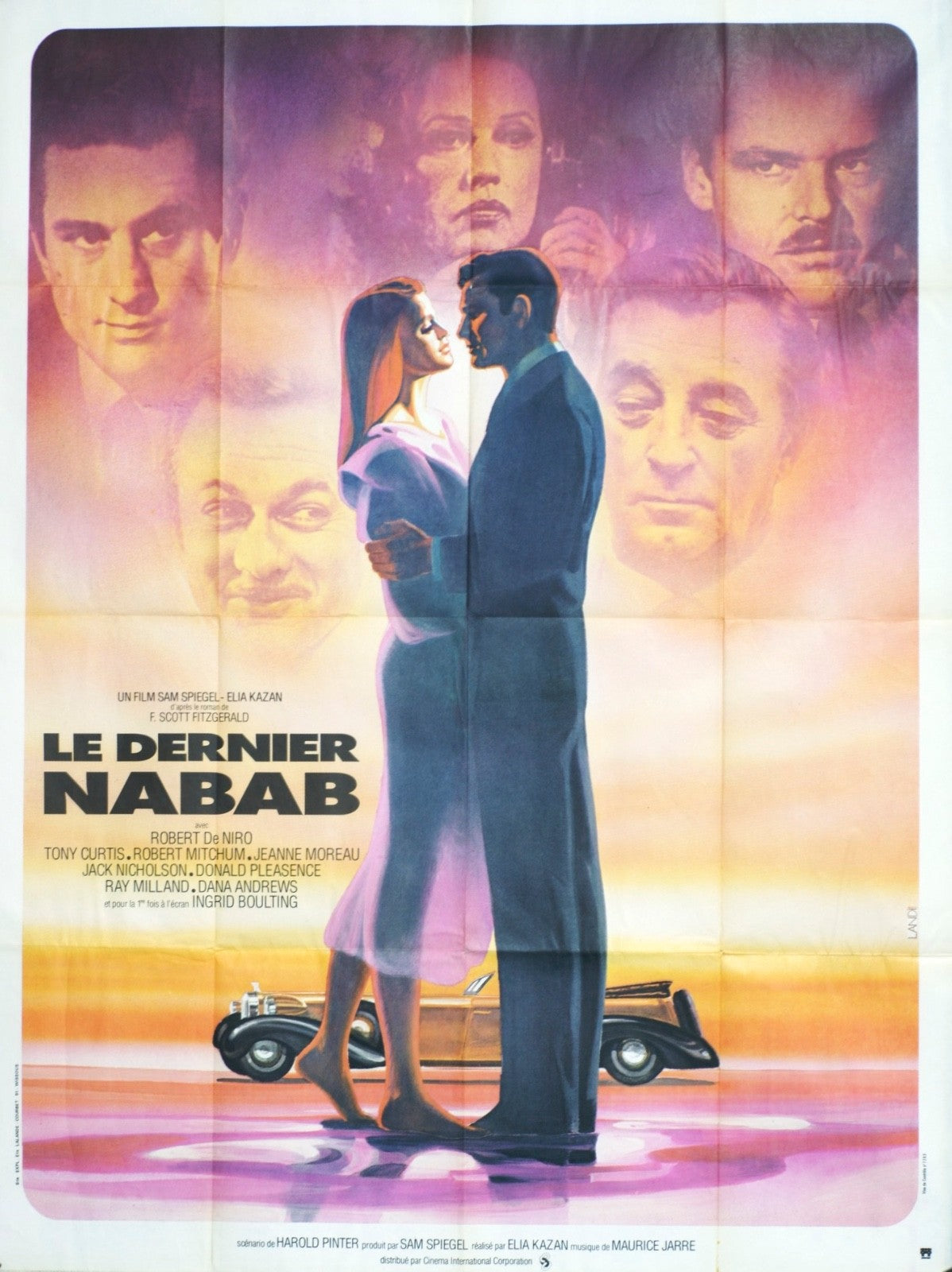 LE DERNIER NABAB ROBERT DE NIRO MOVIE POSTER ORIGINAL 120x160