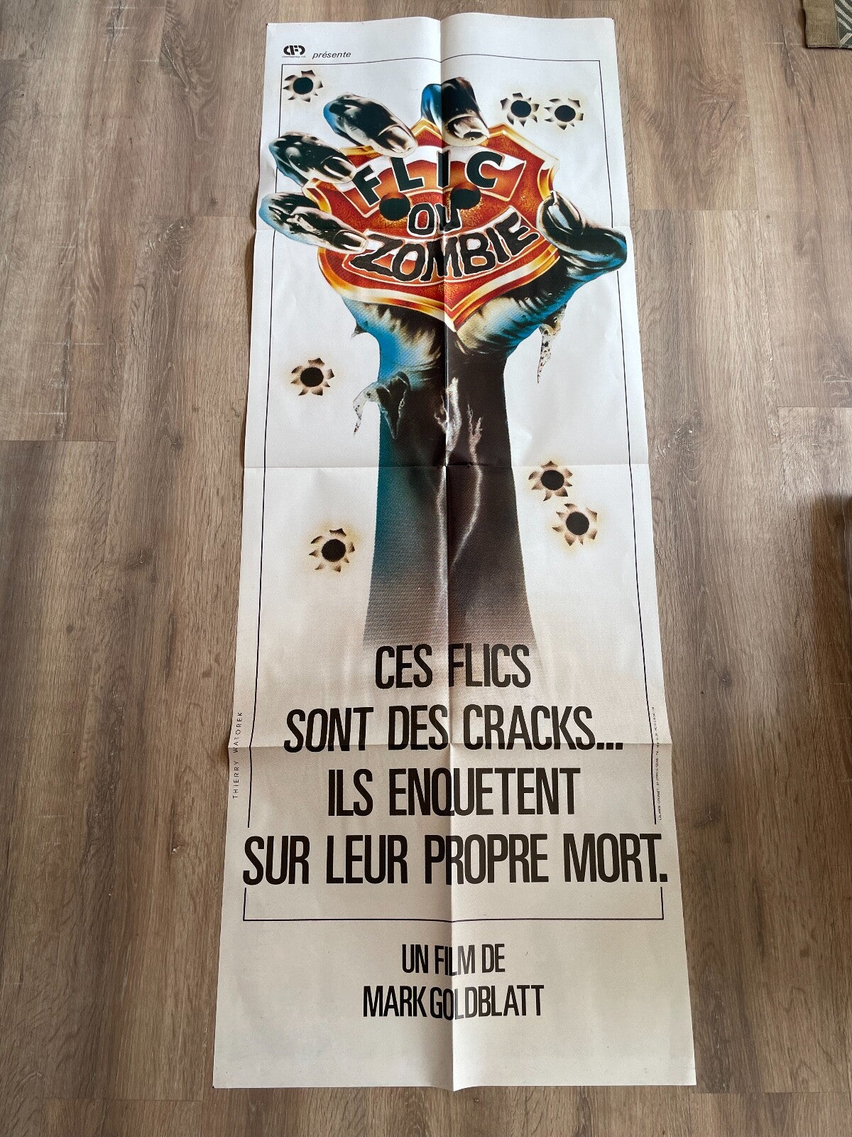 FLIC OU ZOMBIE MOVIE POSTER ORIGINAL 60x160