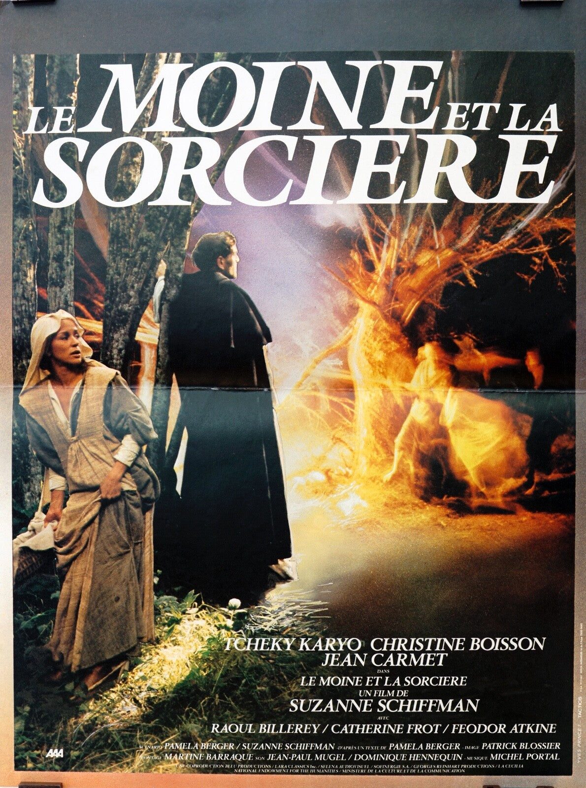 LE MOINE ET LA SORCIERE (French Version) 40x60 ORIGINAL