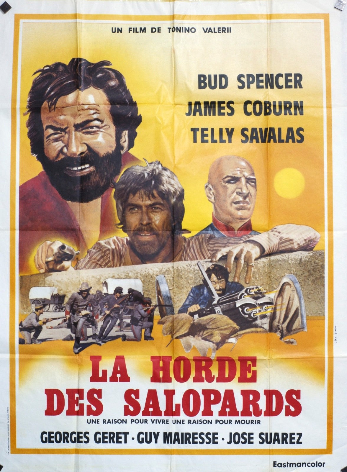 LA HORDE DES SALOPARDS ANTHONY STEFFEN MOVIE POSTER ORIGINAL 120x160