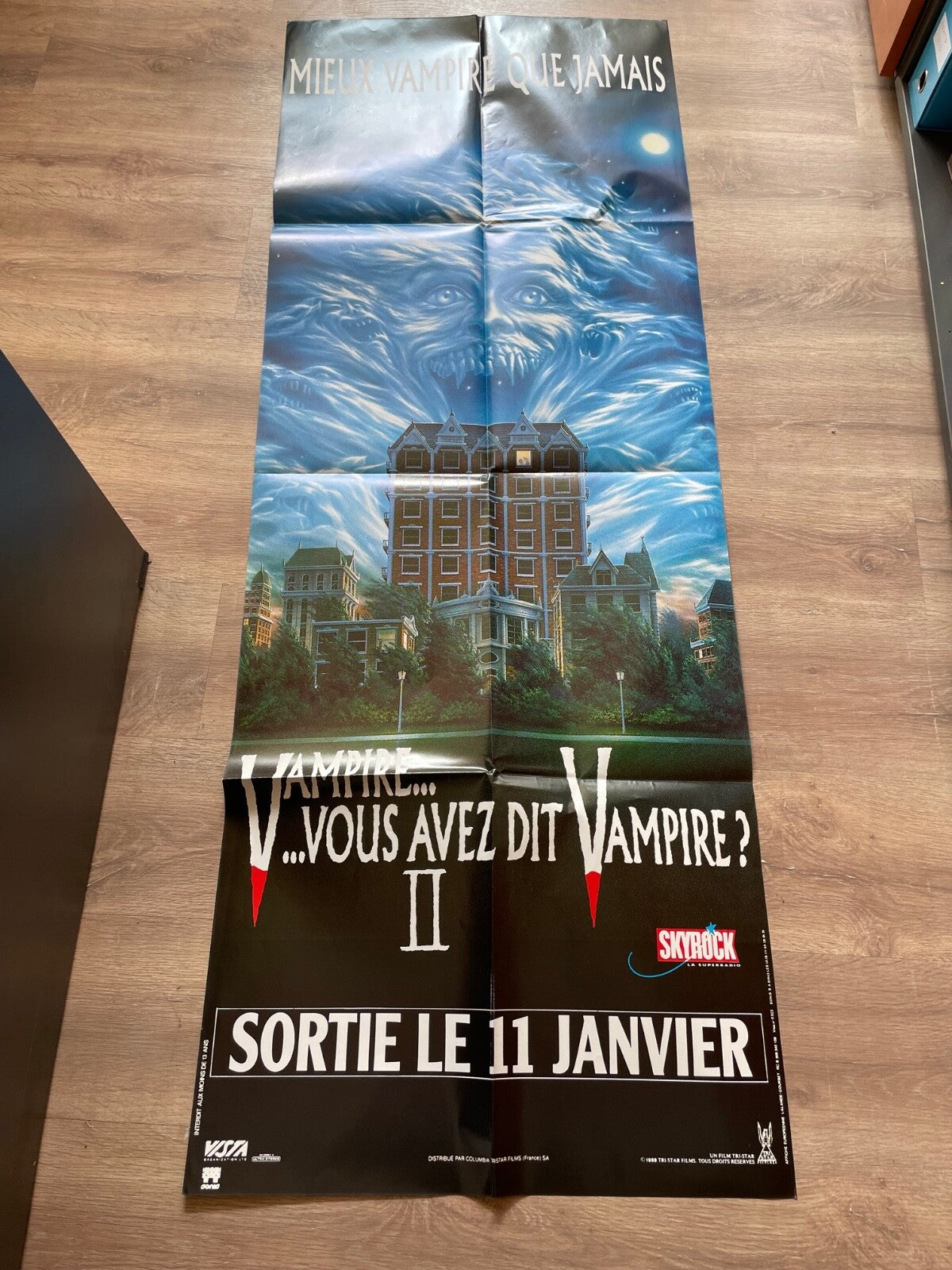 VAMPIRE…VOUS AVEZ DIT VAMPIRE ? II MOVIE POSTER ORIGINAL 60x160 PHILIPPE GALLAND