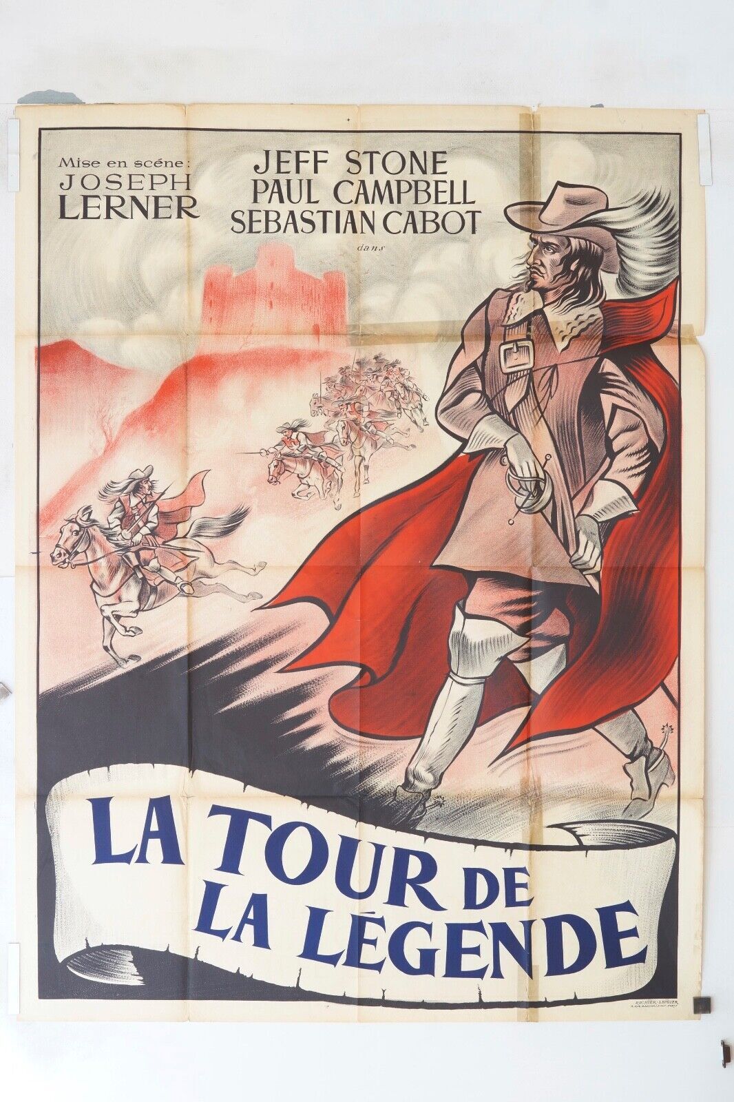 LA TOUR DE LÉGENDE POSTER ORIGINAL 120x160 JEFF STONE