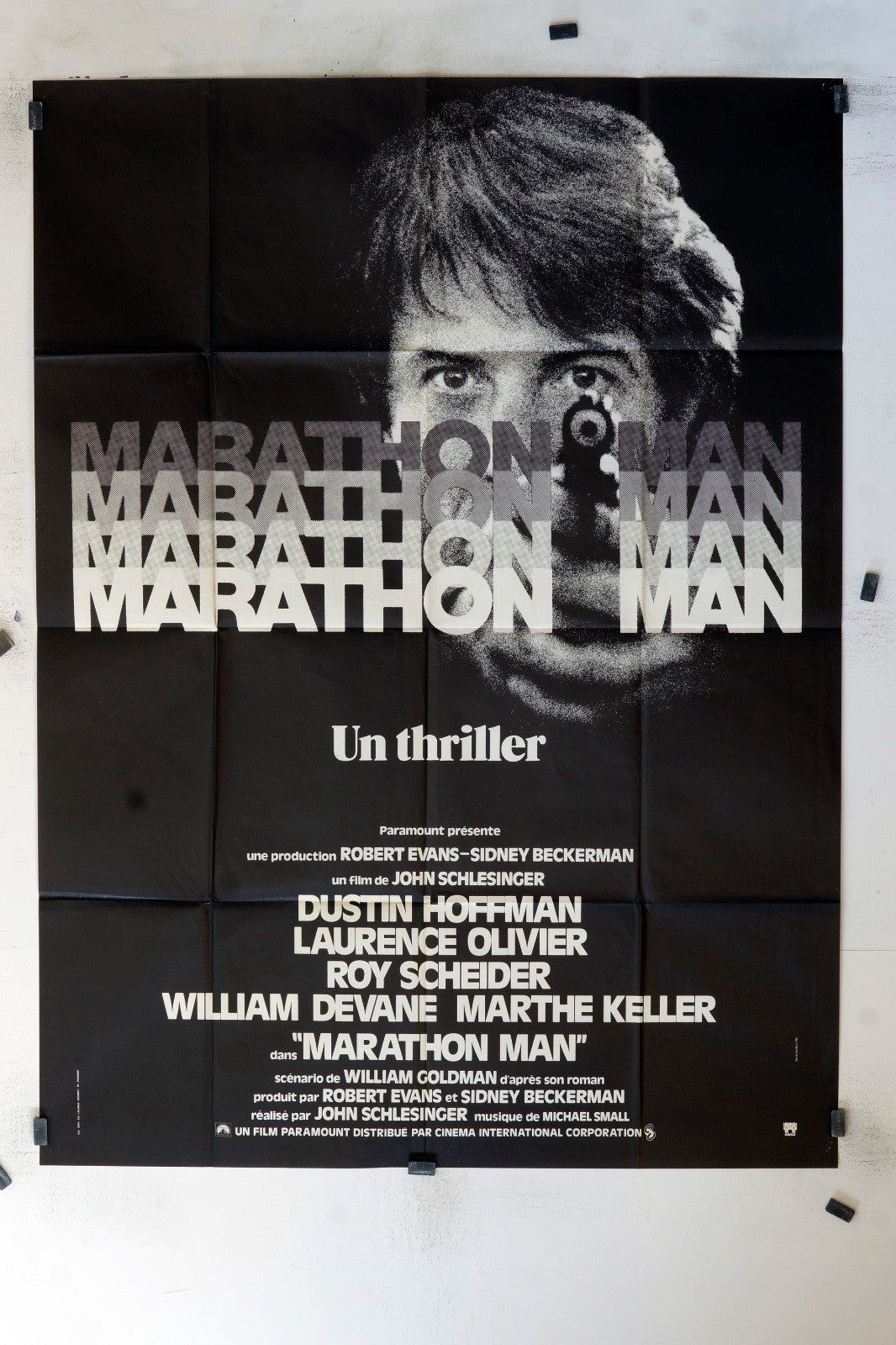 MARATHON MAN DUSTIN HOFFMAN POSTER ORIGINAL 120x160