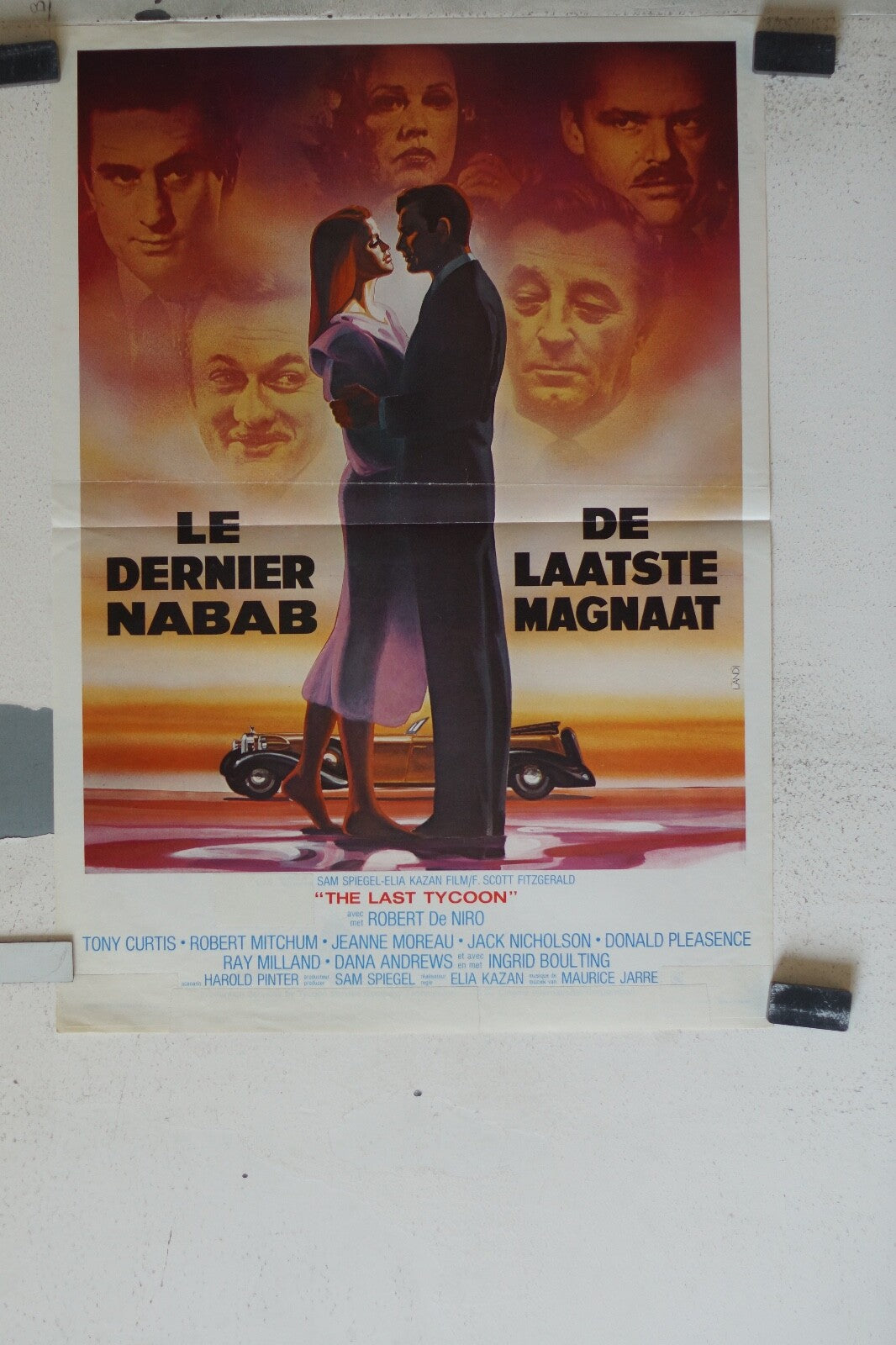 DERNIER NABAB (LE) BELGE MOVIE POSTER ORIGINAL 55x36 Robert de Niro