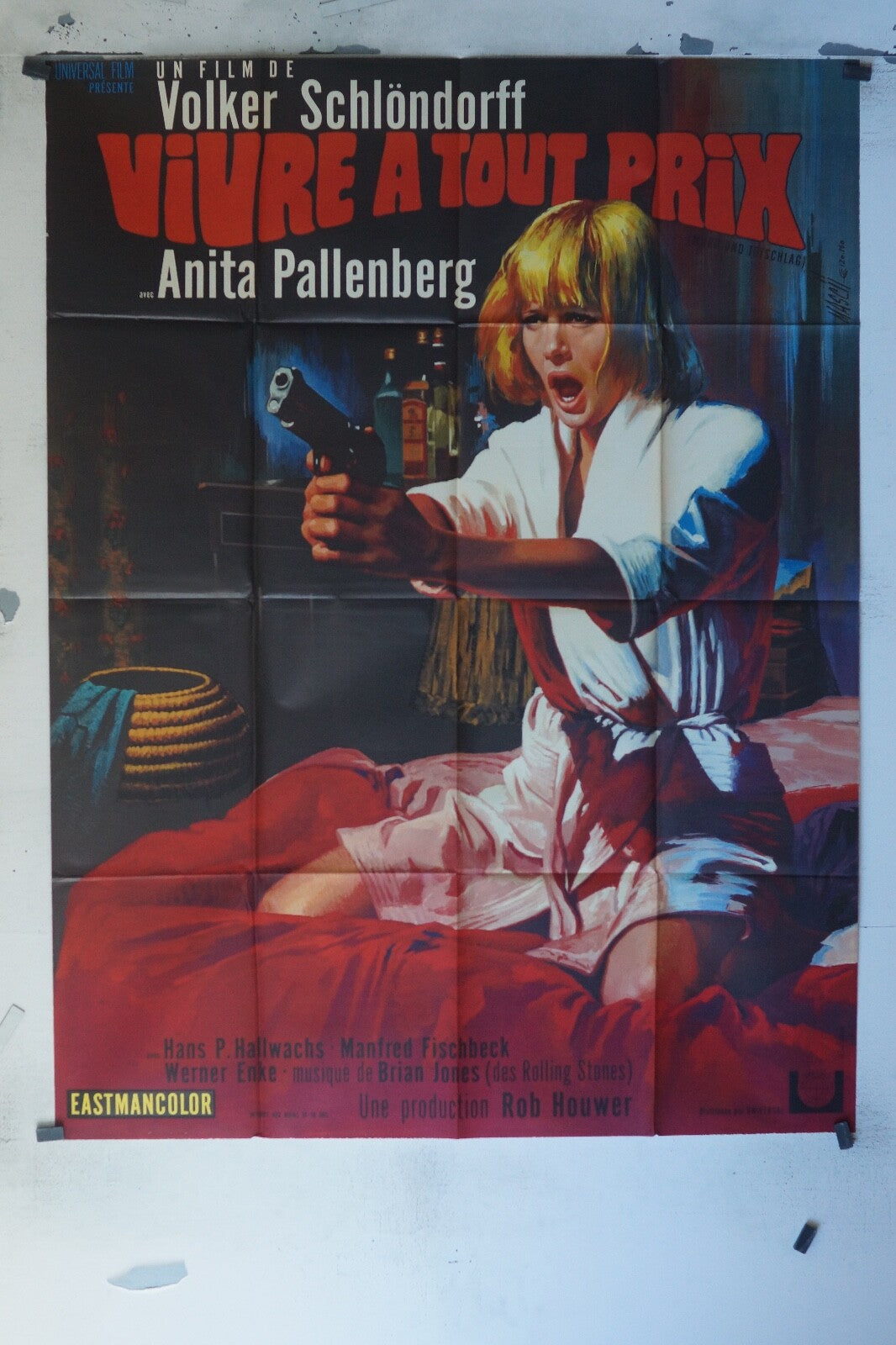 VIVRE A TOUT PRIX MOVIE POSTER ORIGINAL 120x160 ANITA PALLENBBERG