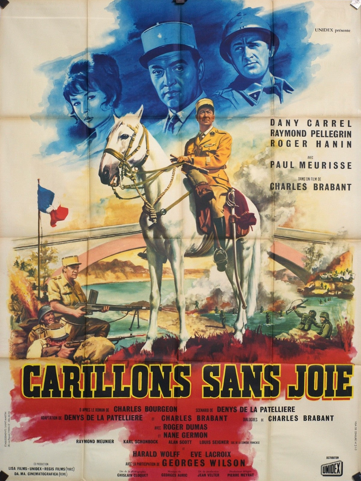 CARILLONS DANY CARREL POSTER ORIGINAL120x160 Françoise Arnoul