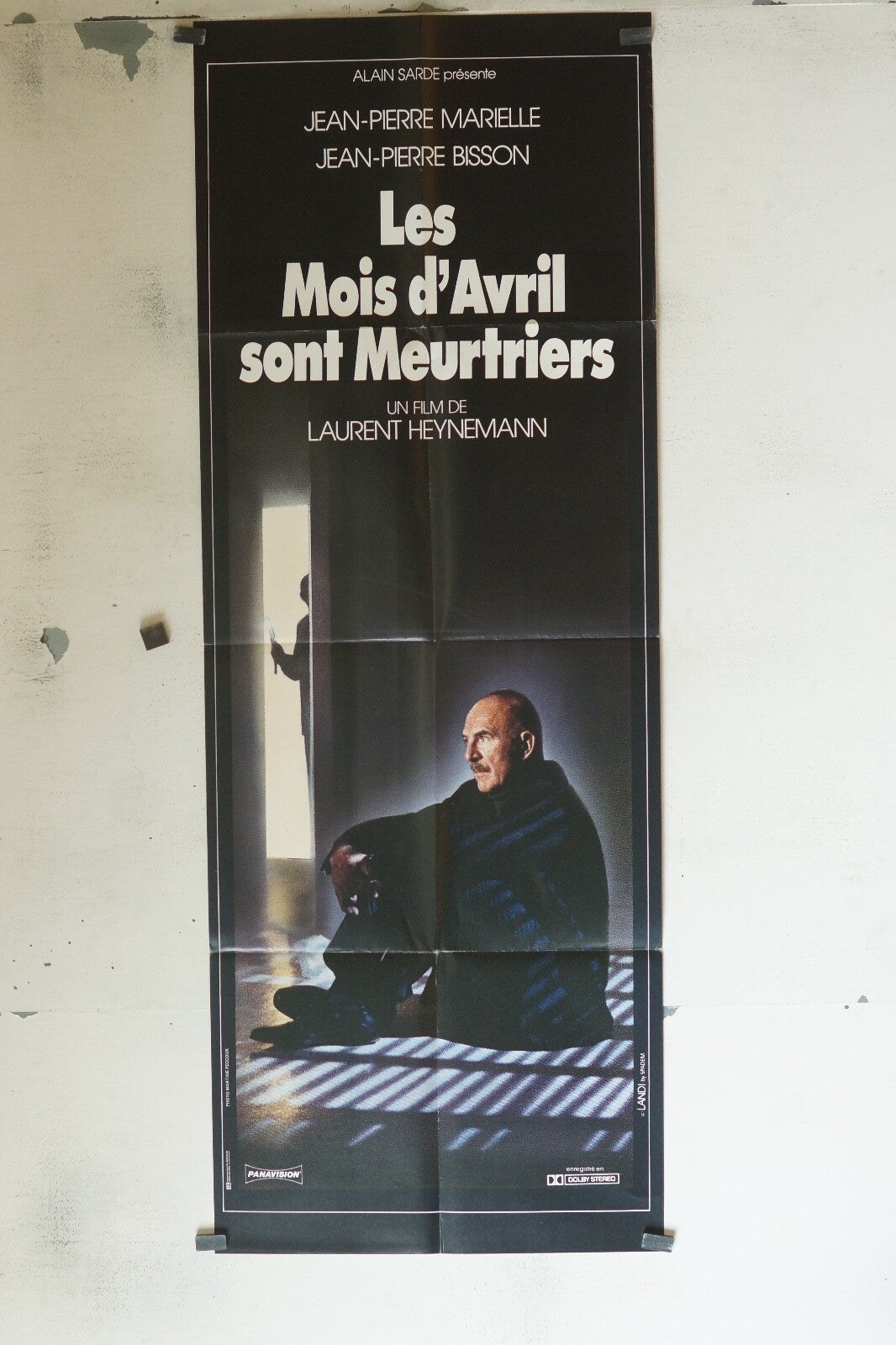LES MOIS D’AVRIL SONT MEURTRIERS POSTER ORIGINAL 60x160 JEAN-PIERRE MARIELLE