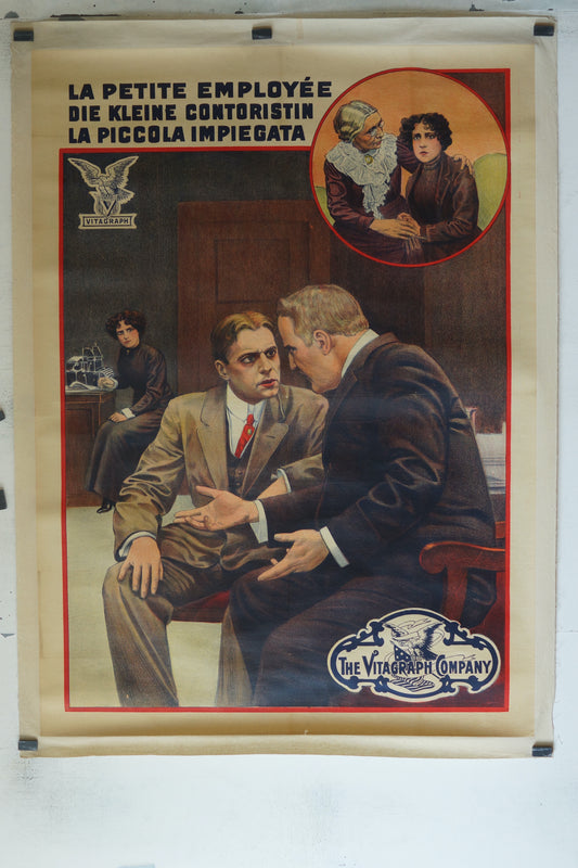 LA PETITE EMPLOYÉE, 120X160, AFFICHE ENTOILÉE