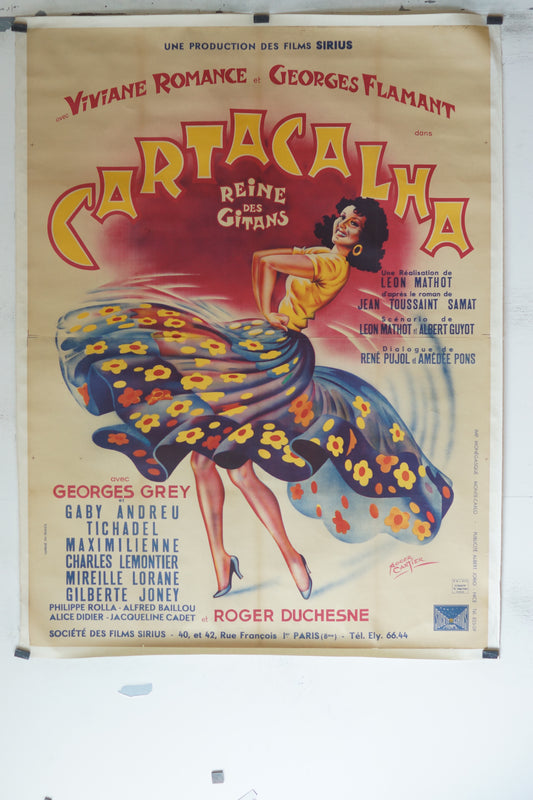 CARTACALHA, GEORGES GREY, 120X160, AFFICHE ENTOILÉE.