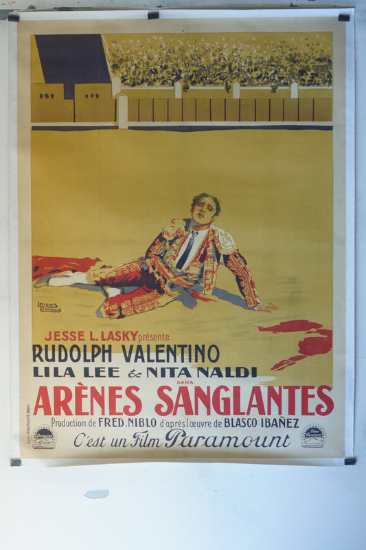ARÈNES SANGLANTES, 120X160, AFFICHE ENTOILÉE