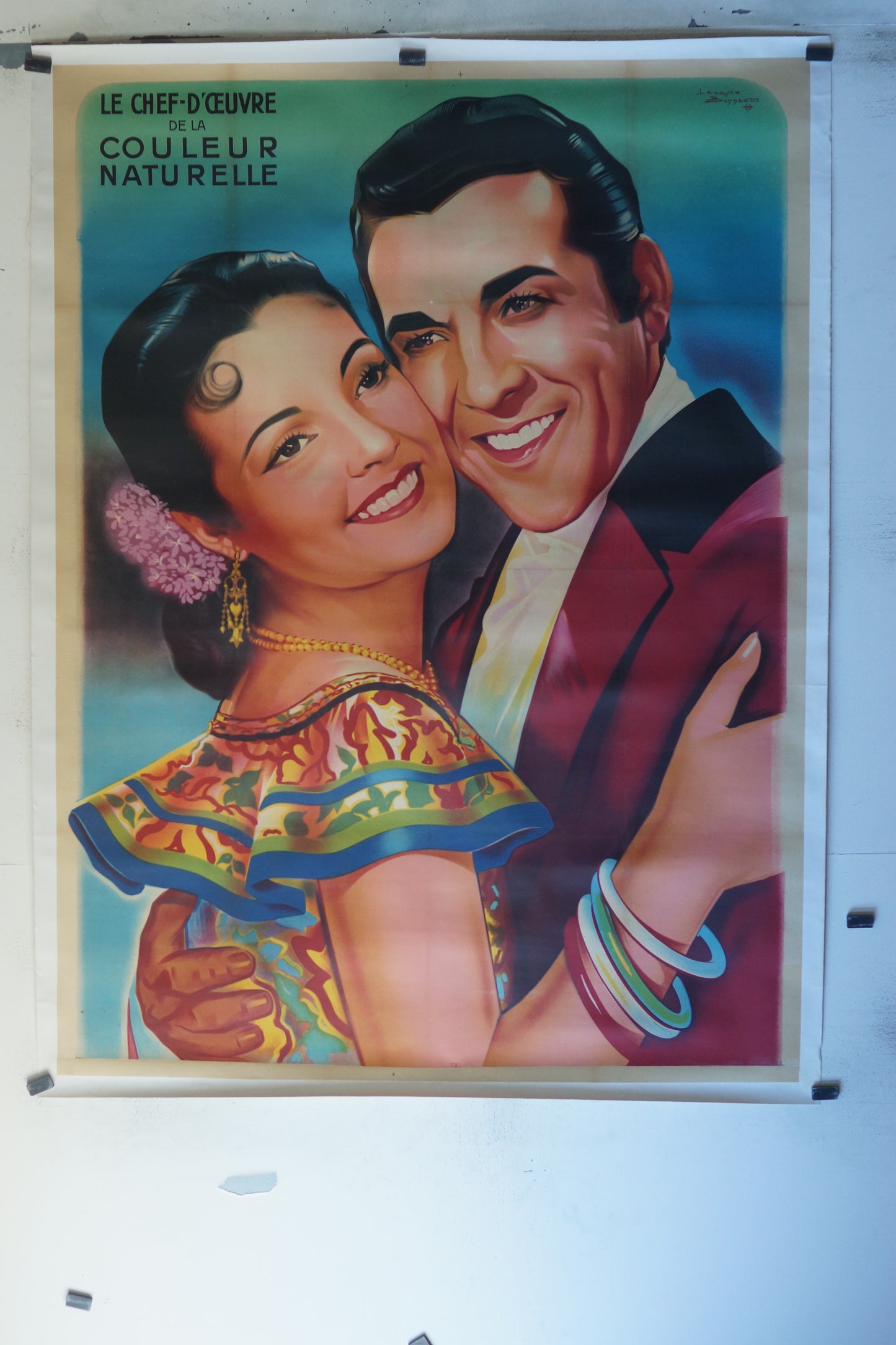 LOUIS MARIANO 120X160 CM, AFFICHE ENTOILÉE