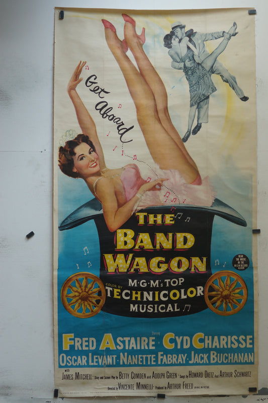 THE BAND WAGON, FRED ASTAIRE, 120X160, AFFICHE ENTOILÉE