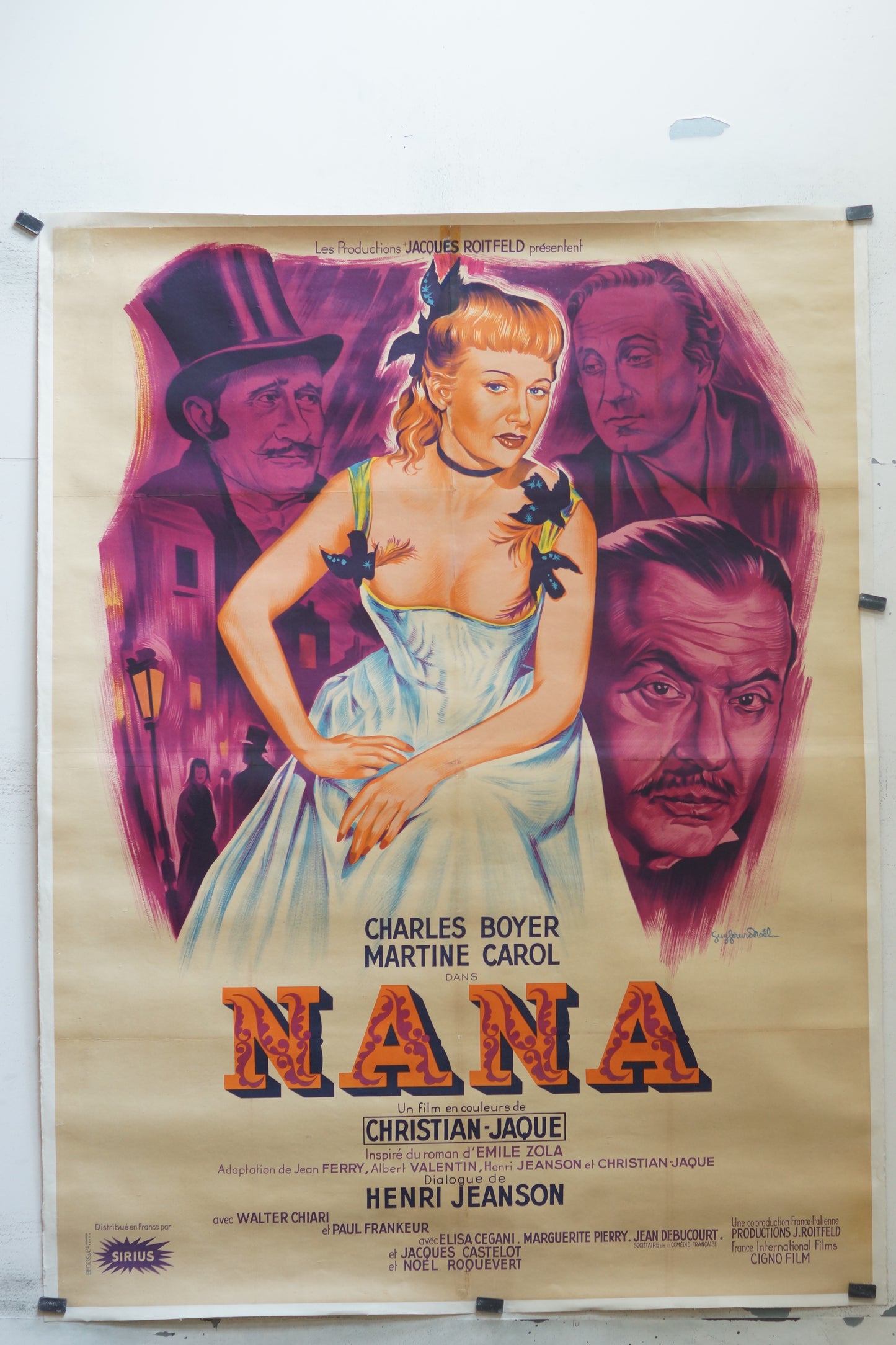(THUNDERING JETS) ET LES HOMMES DE L'ARMÉE DE L'AIR DES ÉTATS-UNIS AFFICHE DE FILM 69x103 