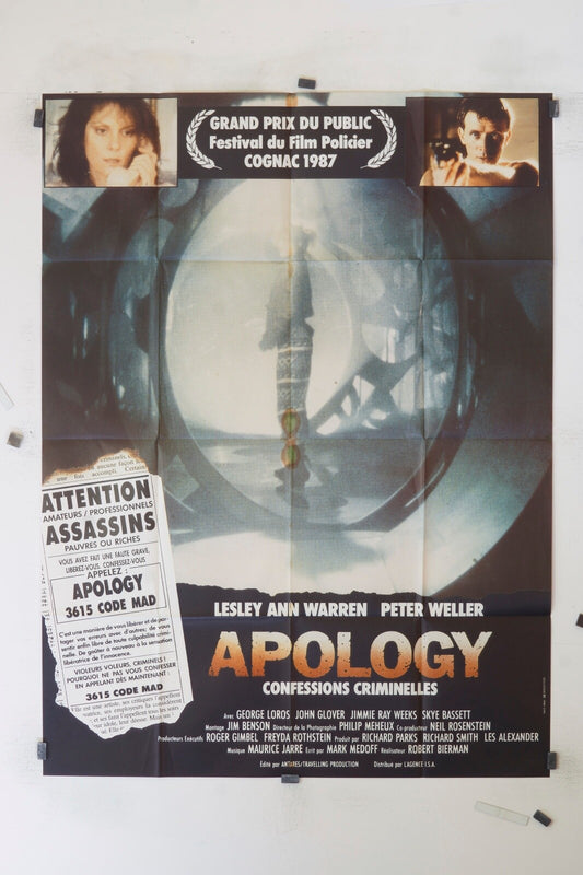 APOLOGY LESLEY ANN WARREN 120 x 160 ORIGINAL MOVIE POSTER
