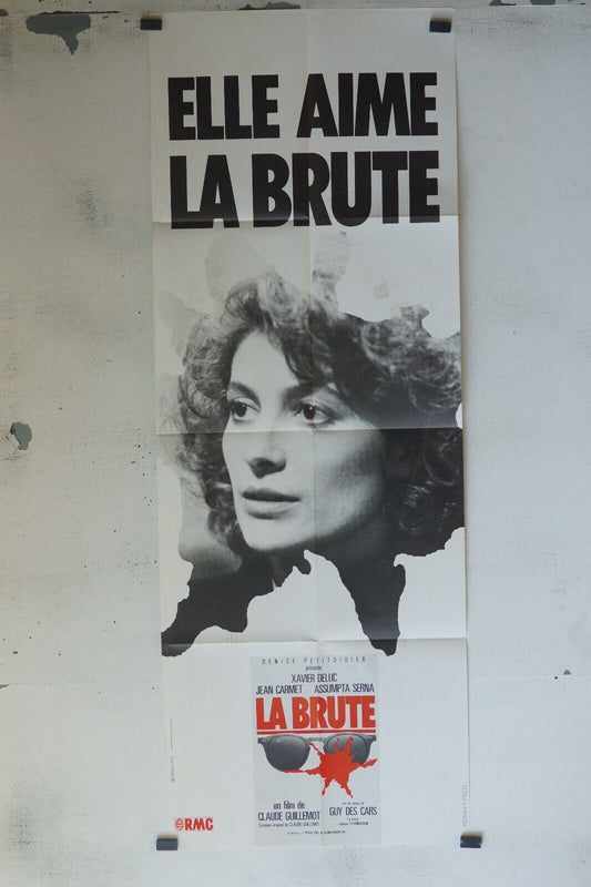 ELLE AIME LA BRUTE POSTER ORIGINAL 60x160