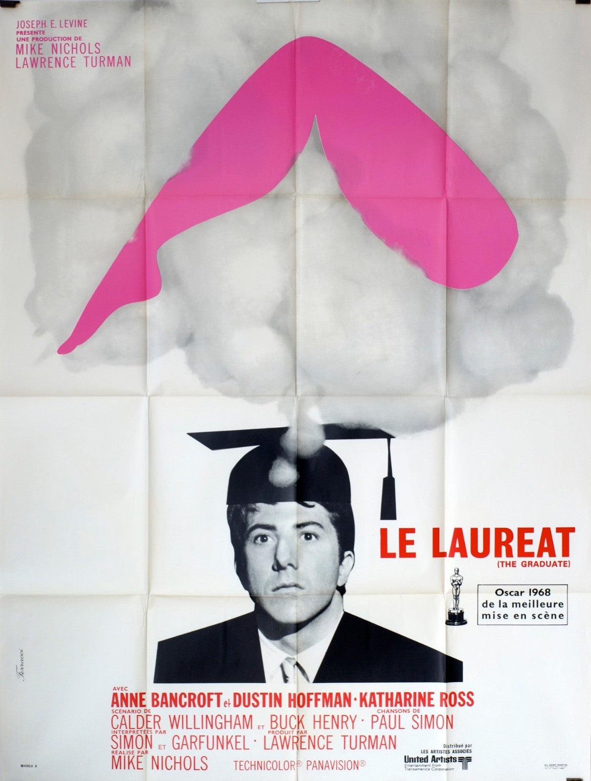 LE LAURÉAT ANNE BANCROFT MOVIE POSTER ORIGINAL 120x160