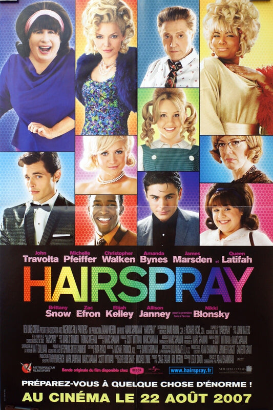 HAIRSPRAY POSTER ORIGINAL Adam Shankman, John Travolta