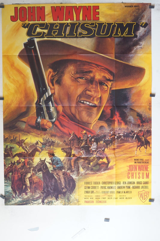 CHISUM (120 X 160) MOVIE MOVIE POSTER ORIGINAL, John Wayne , Forrest Tucker 