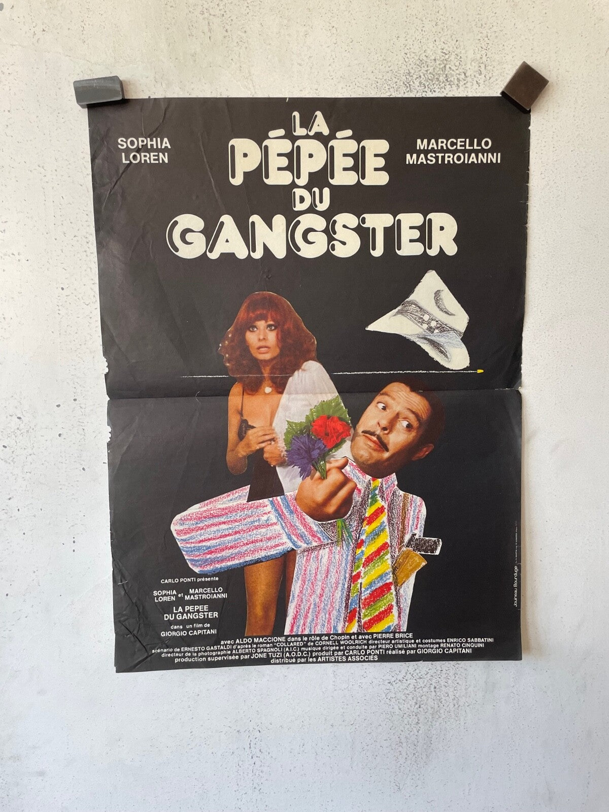 LE PÉPÉ GANGSTER (40X60) SOPHIA LOREN – MARCELLO MASTROIANNI