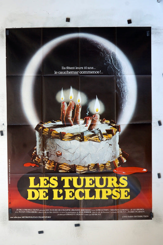 LES TUEURS DE L’ÉCLIPSE LORI LETHIN ORIGINAL MOVIE POSTER 120x160