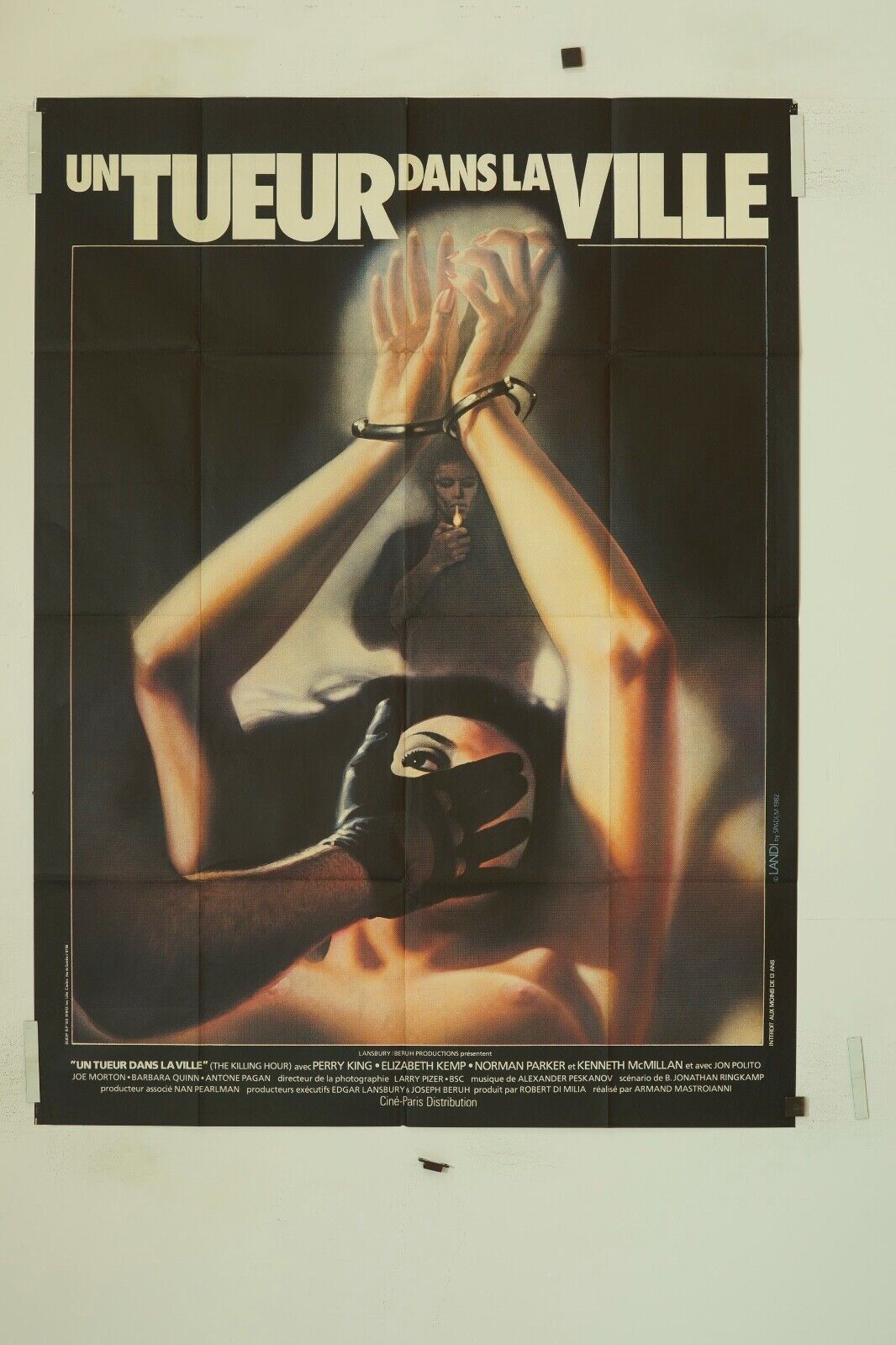 UN TUEUR DANS LA VILLE MOVIE POSTER ORIGINAL (120X160) CHENG CHIANG