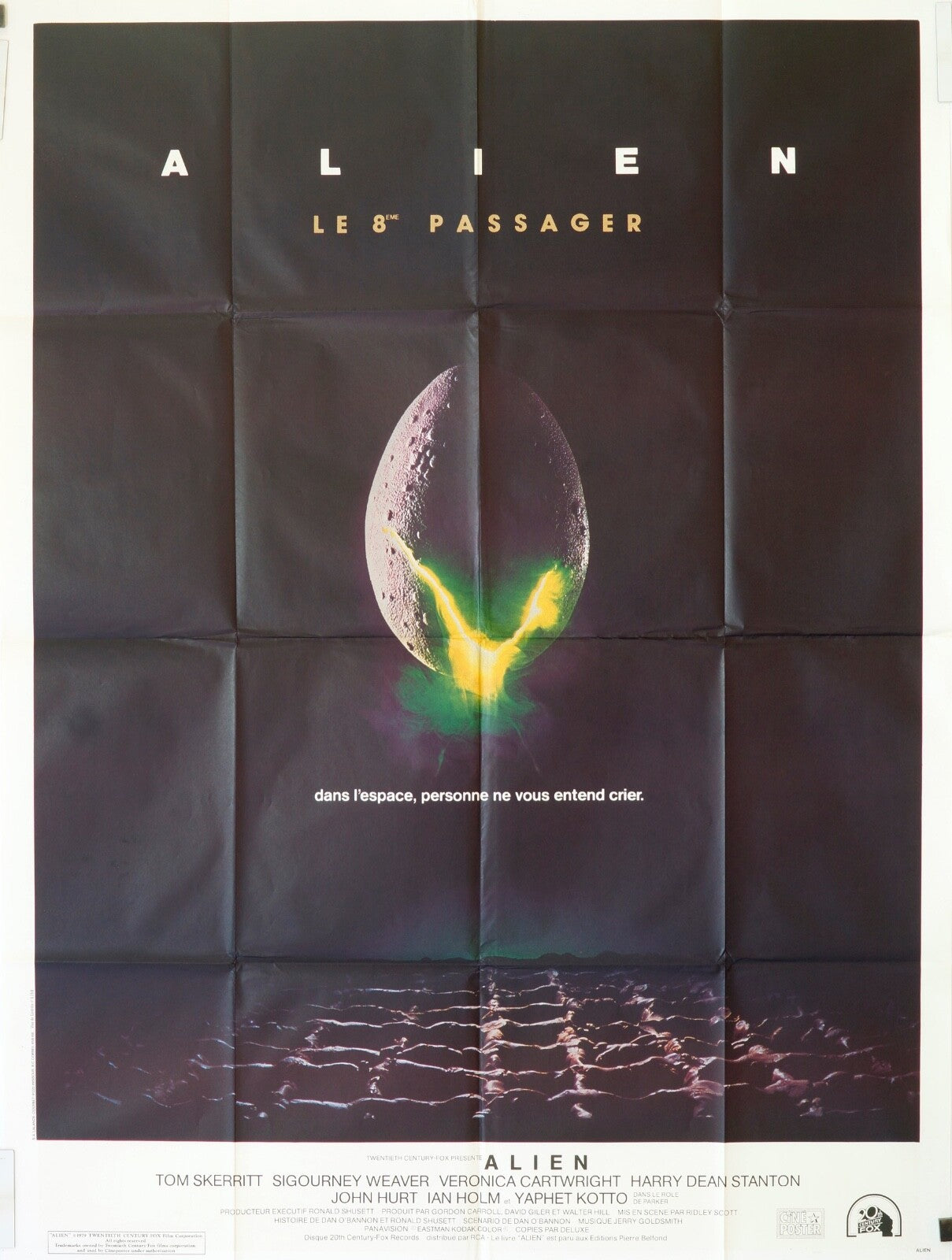 ALIEN – LE 8 EME PASSAGER MOVIE POSTER ORIGINAL 120x160 TOM SKERRITT