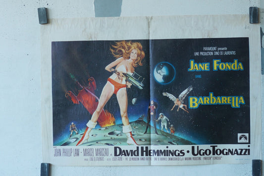 BARBARELLA POSTER ORIGINAL 37X54 JANE FONDA