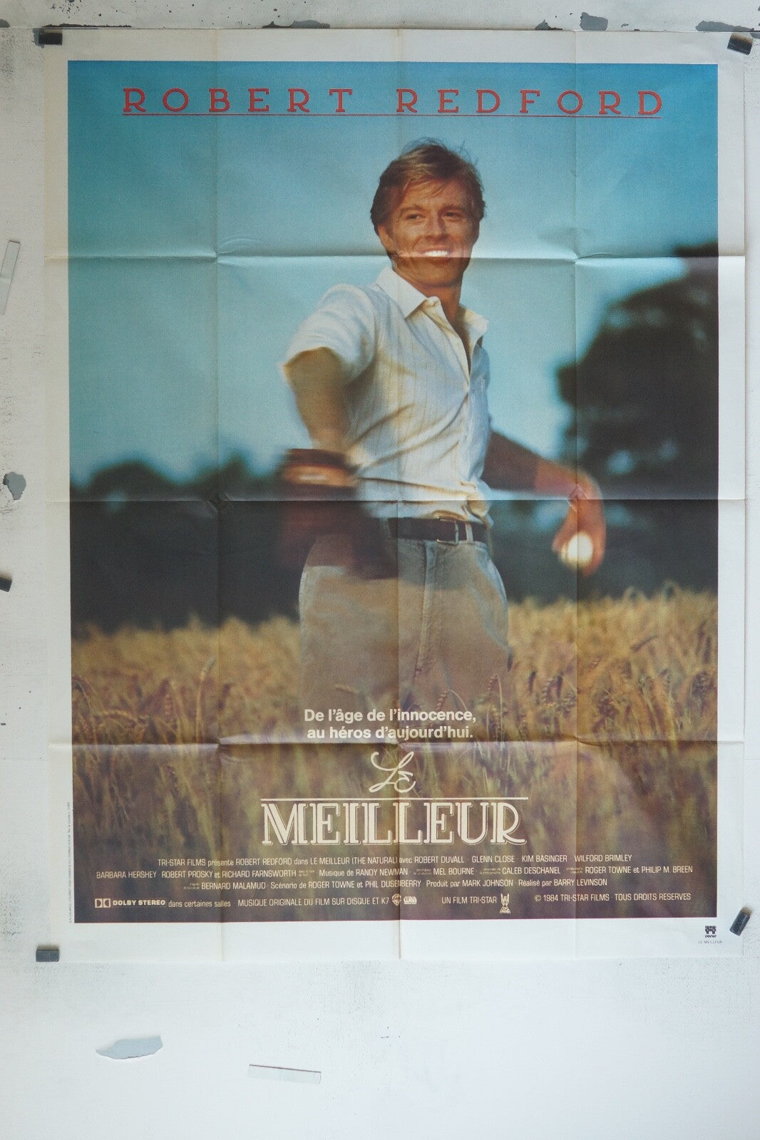 LE MEILLEUR MOVIE POSTER ORIGINAL 120x160 ROBERT REDFORD