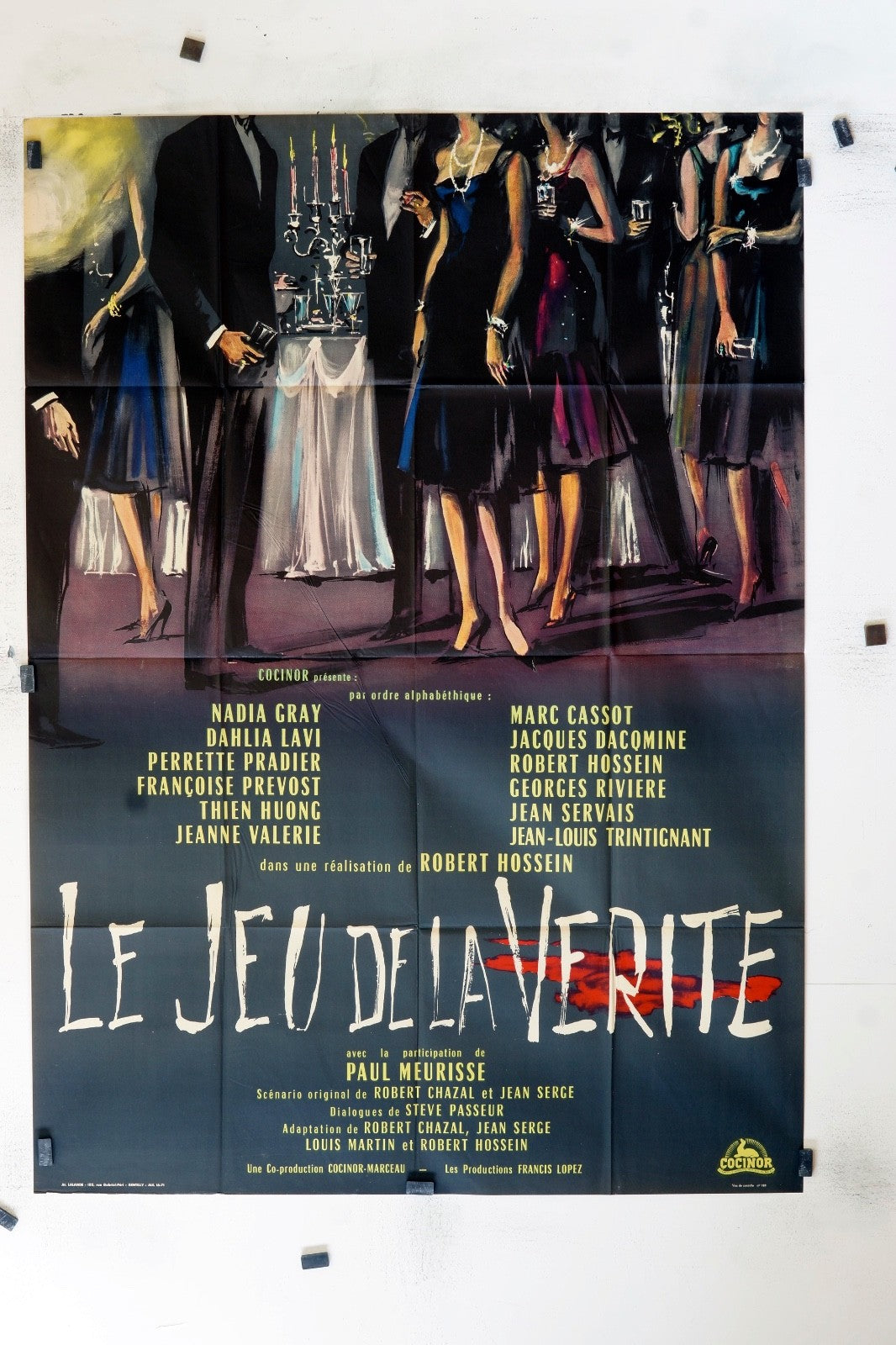 LE JEU DE LA VÉRITÉ NADIA GRAY MOVIE POSTER ORIGINAL (120X160)