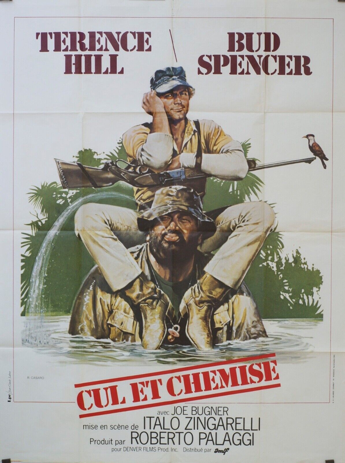 CUL ET CHEMISE MOVIE POSTER ORIGINAL 120x160 TERENCE HILL