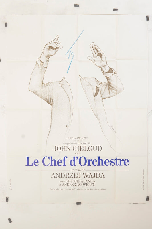 LE CHEF D’ORCHESTRE ANDREZEJ WAJDA MOVIE POSTER ORIGINAL 120x160
