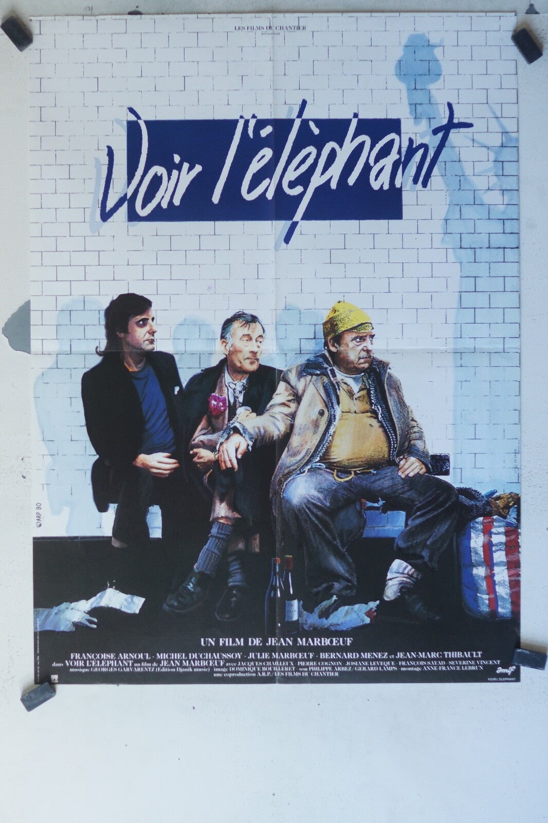 VOIR L’ELEPHANT MOVIE POSTER ORIGINAL (60X80) Françoise Arnoul 