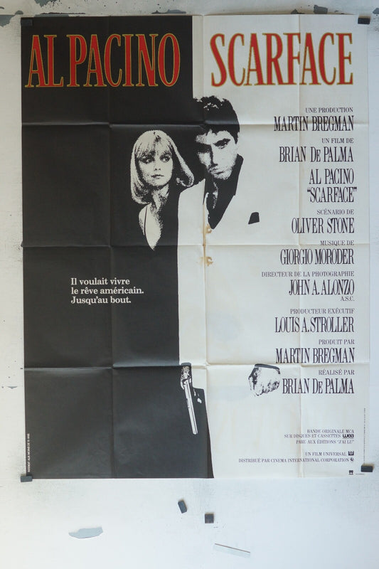 SCARFACE MOVIE POSTER ORIGINAL 120x160 AL PACINO