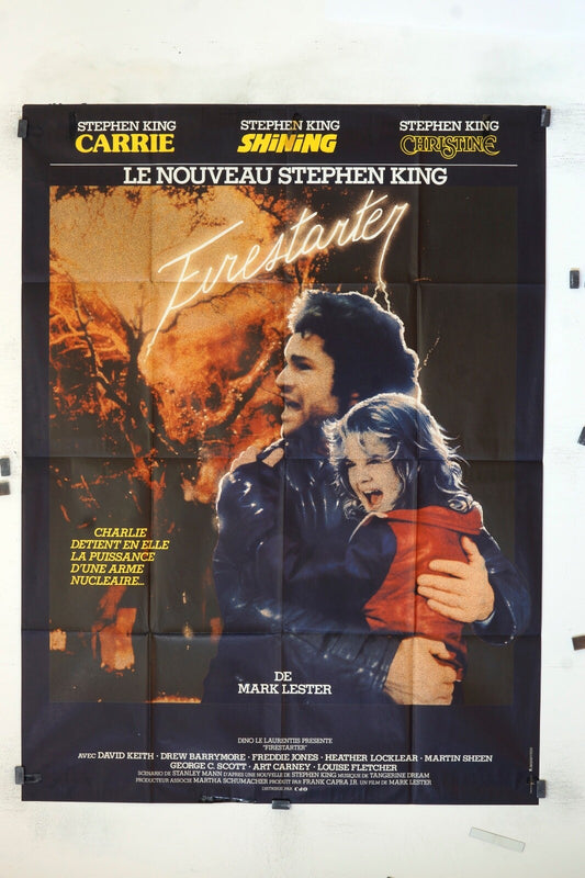 FIRESTARTER STEPHEN KING MOVIE POSTER ORIGINAL 120x160