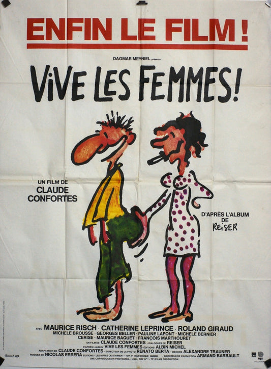 VIVE LES FEMMES MAURICE RISCH POSTER ORIGINAL120x160